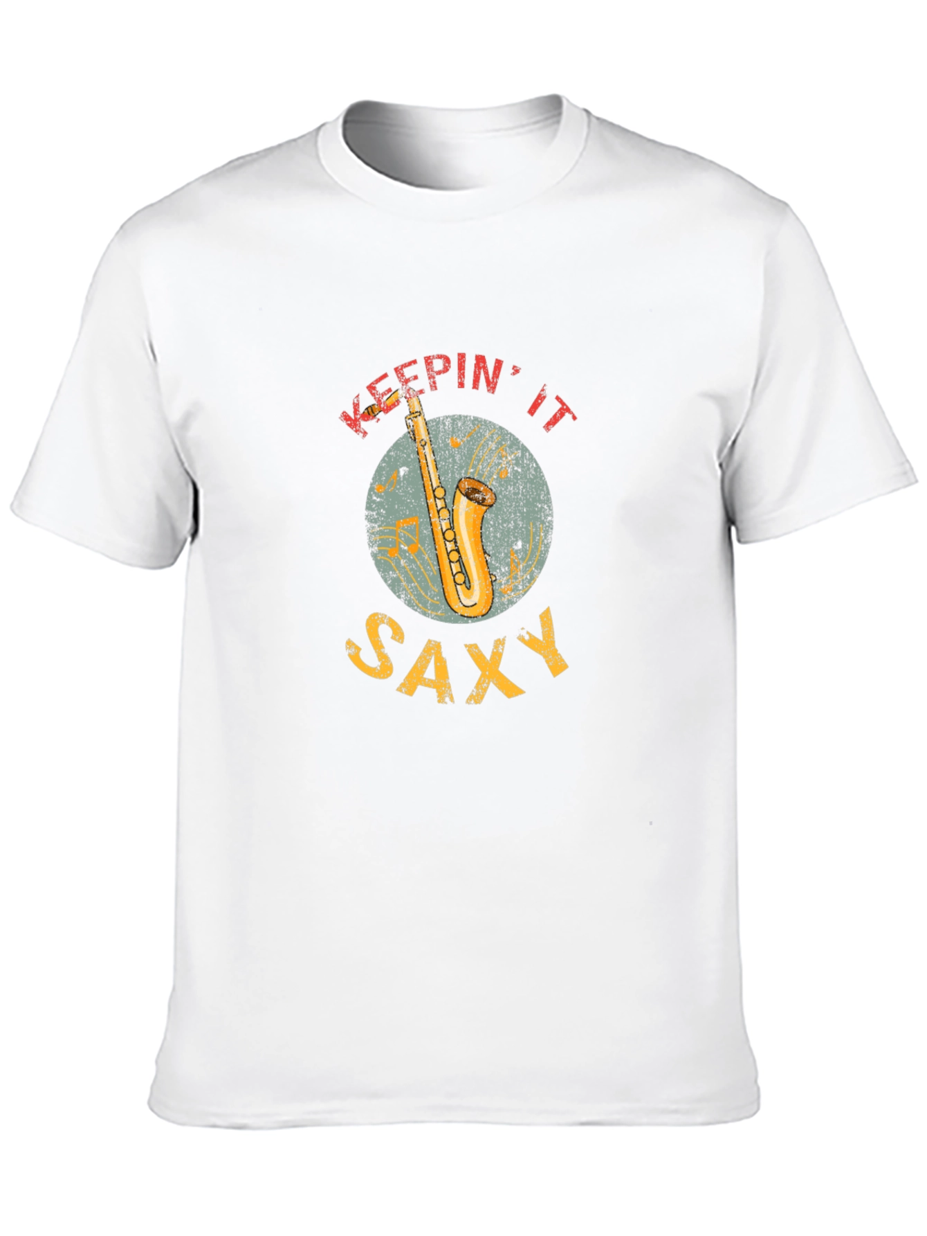 Keepin it Saxy T-Shirt - Musician Saxophone Tee