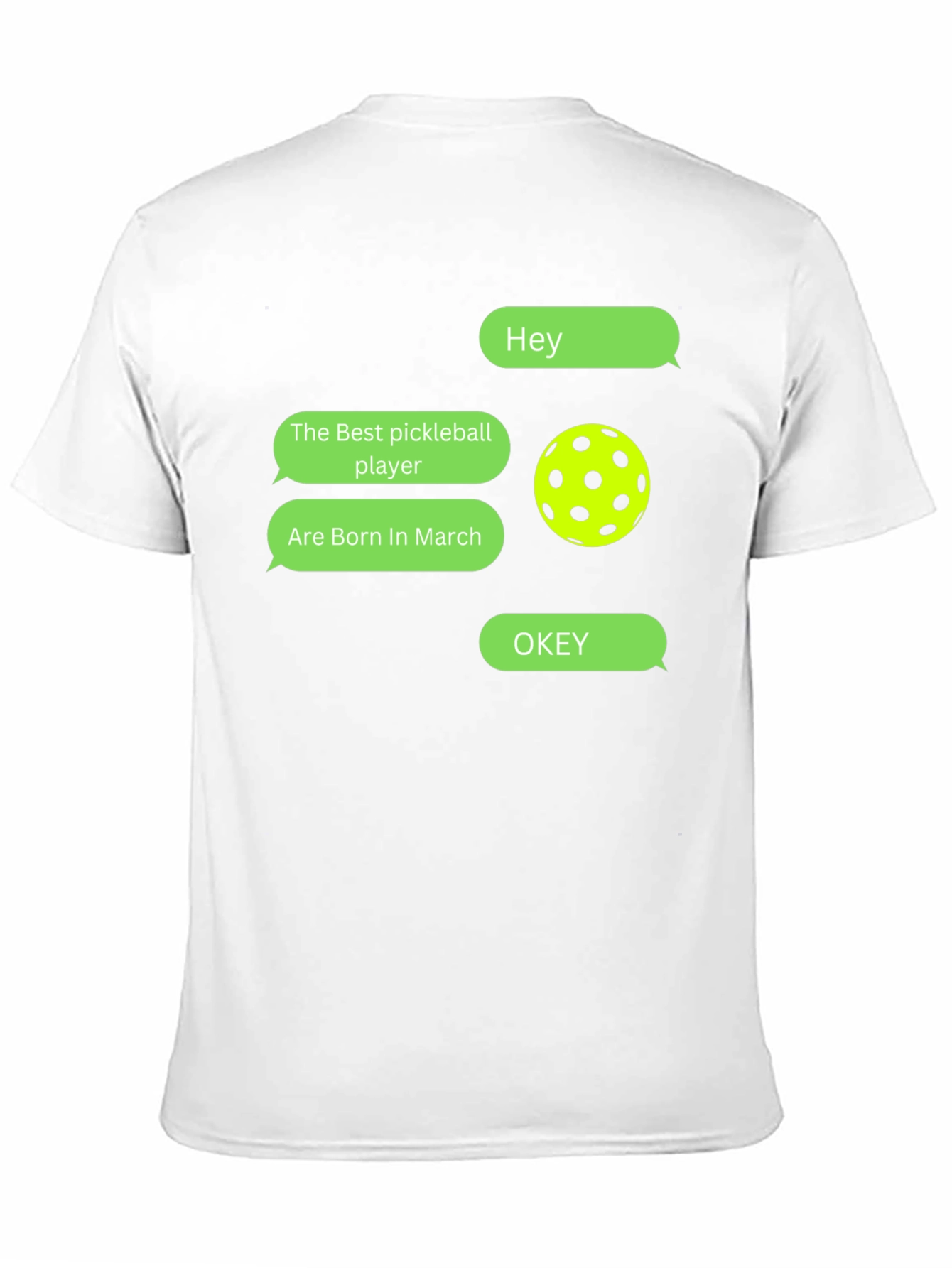 Pickleball Player March Birthday T-Shirt