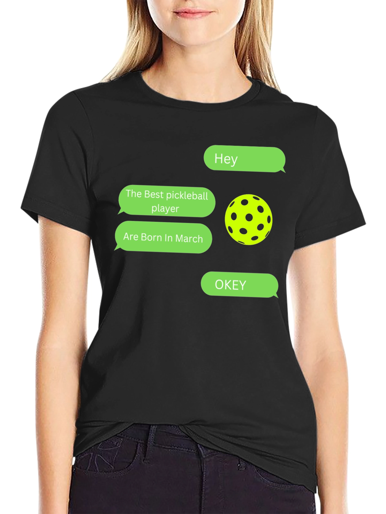 Pickleball Player March Birthday T-Shirt