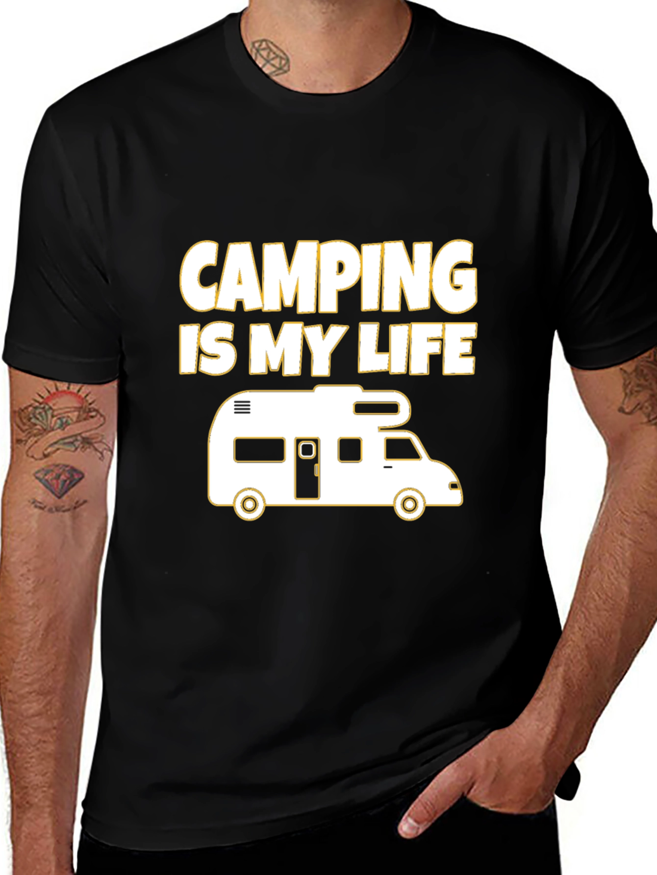 Camping Is My Life T-Shirt - RV Camper Tee