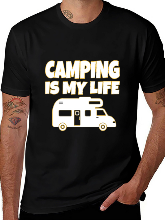 Camping Is My Life T-Shirt - RV Camper Tee