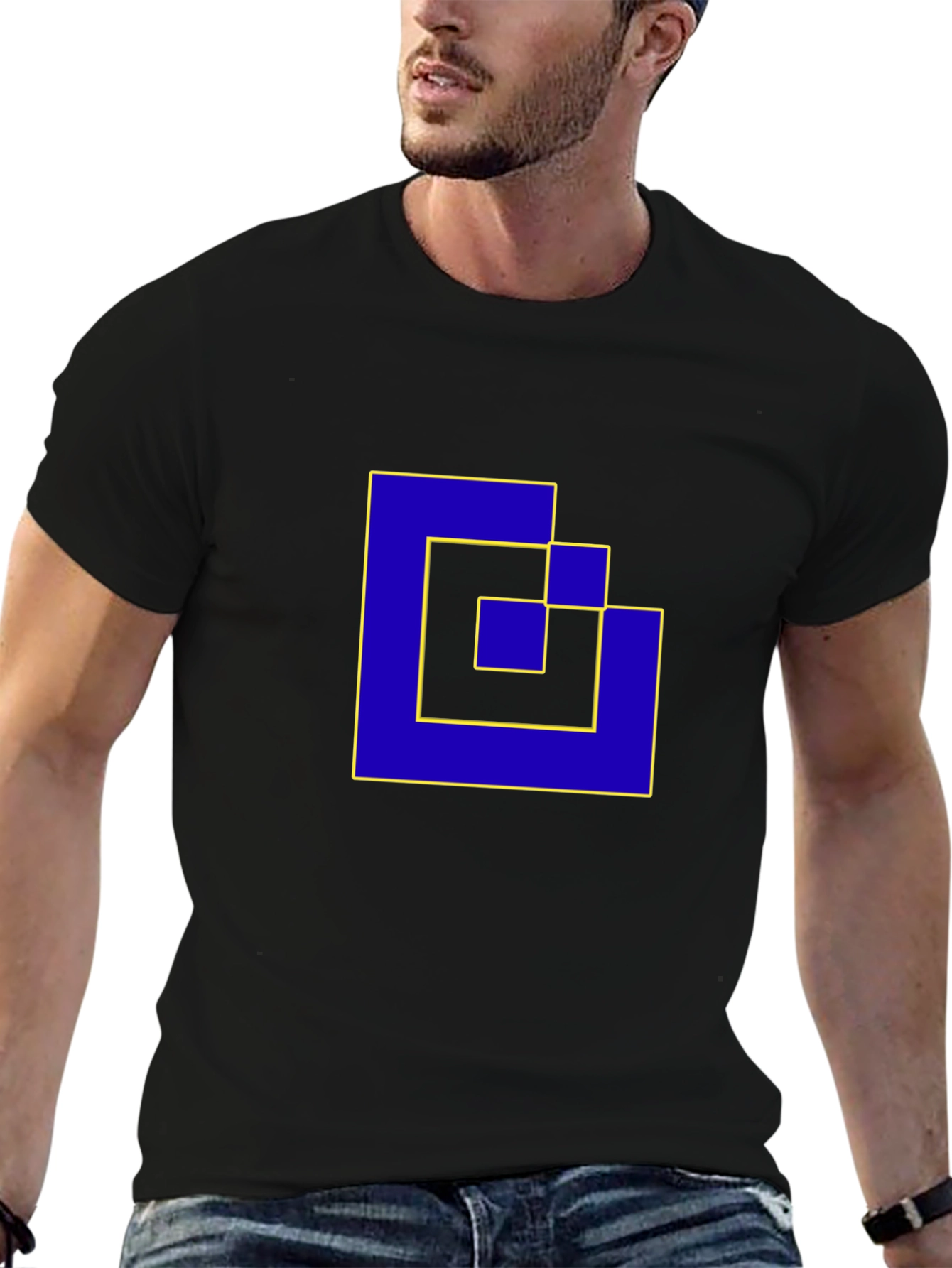 Abstract Geometric T-Shirt - Modern Design