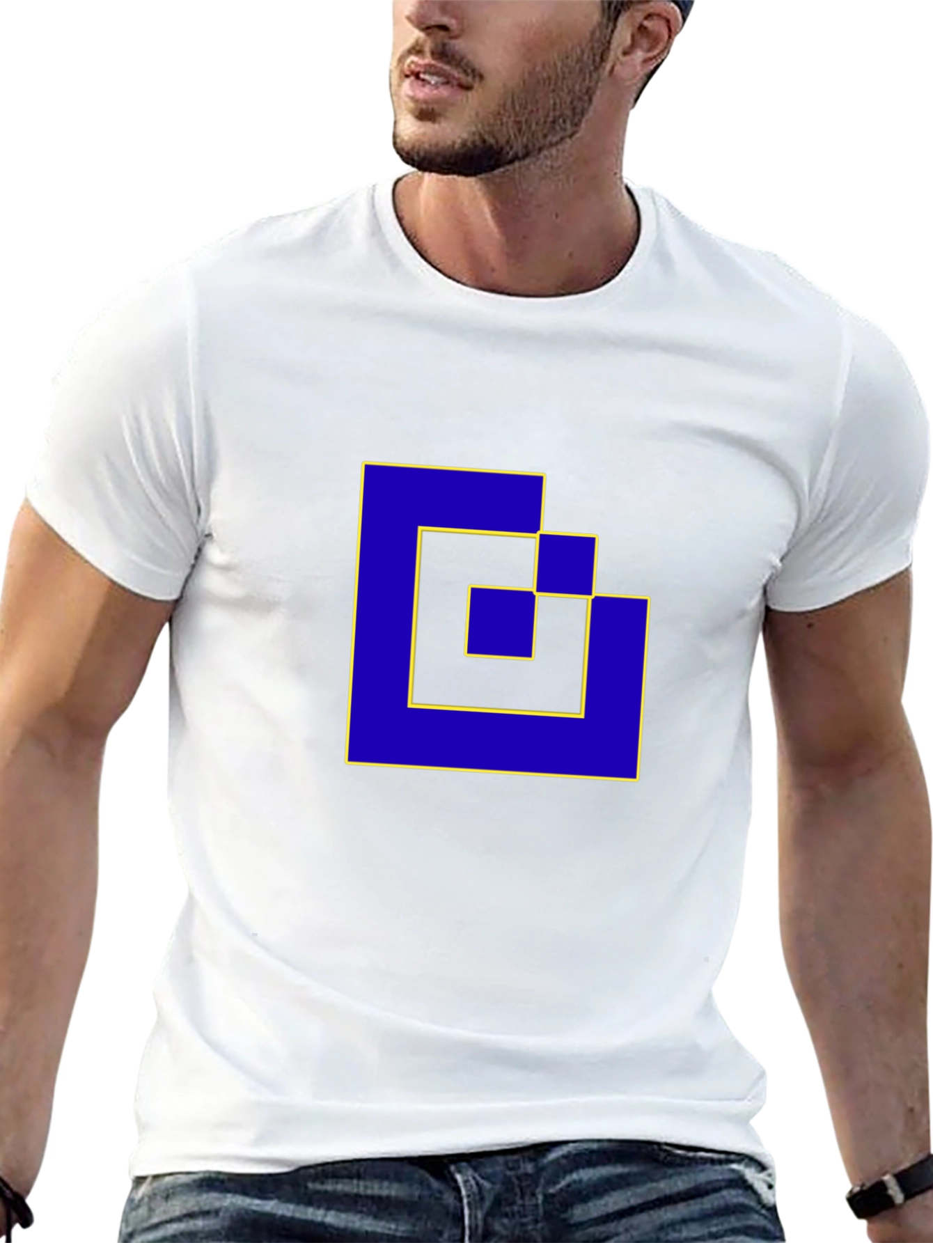 Abstract Geometric T-Shirt - Modern Design