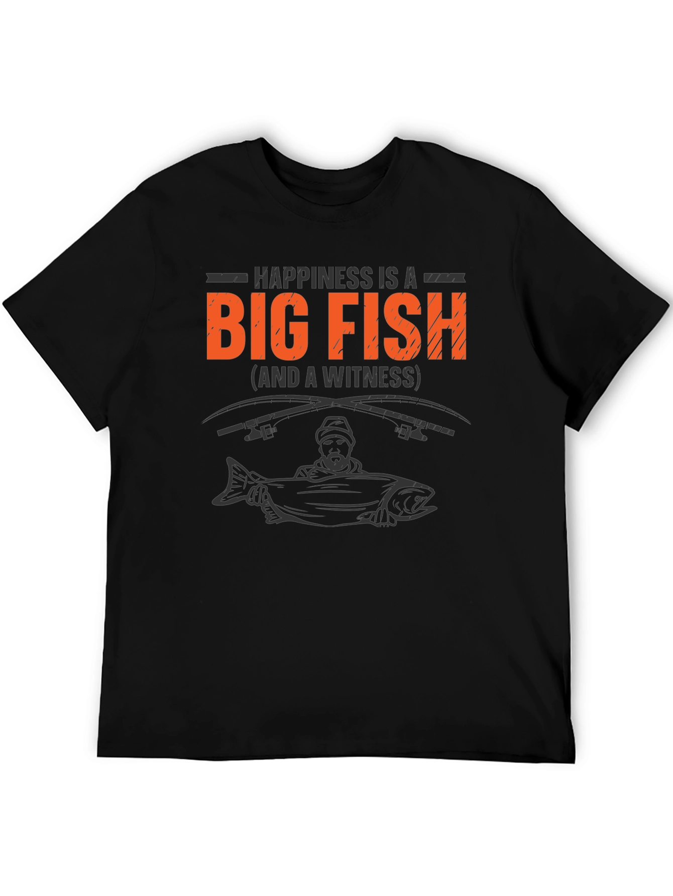 Big Fish T-Shirt - Happiness and a Witness