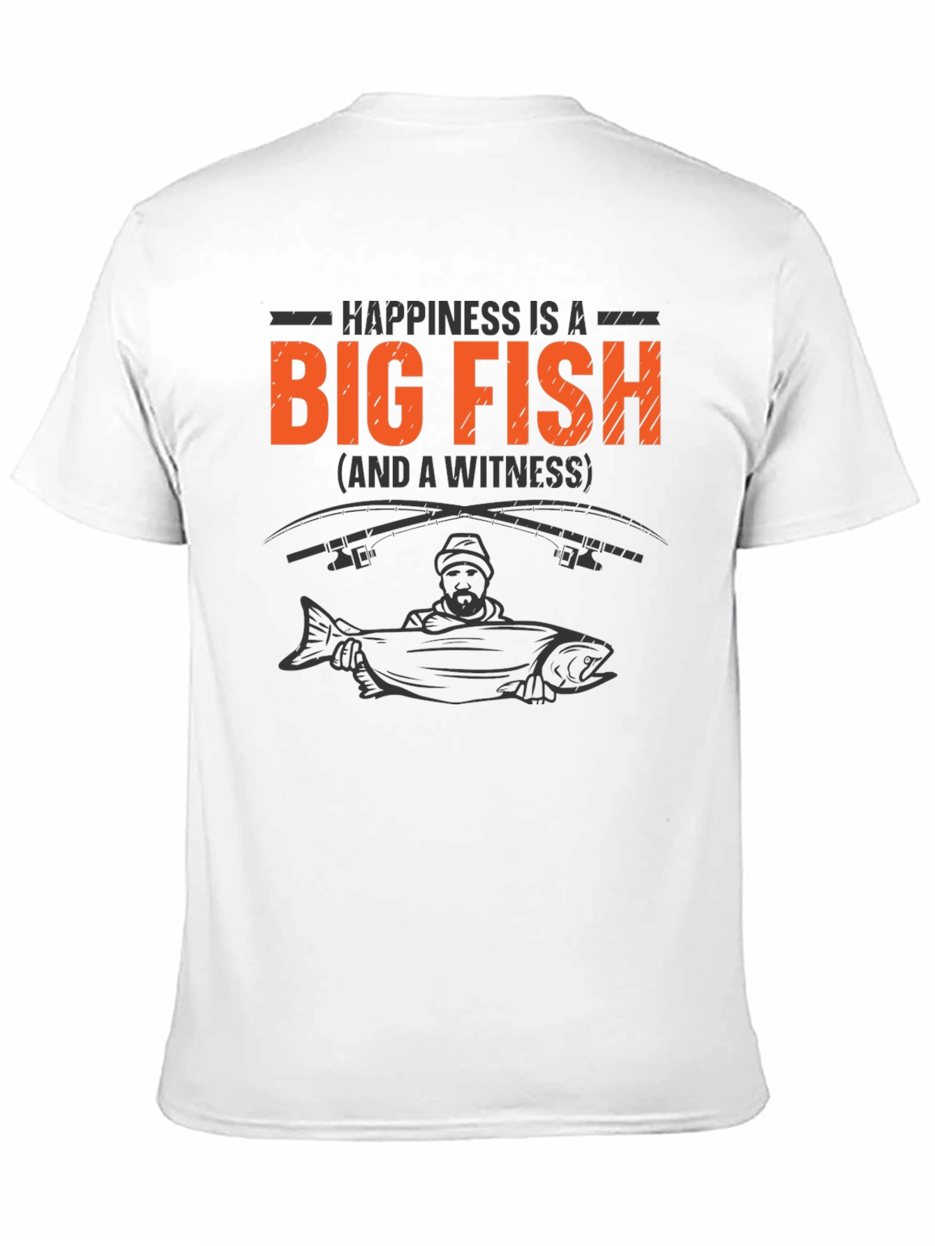 Big Fish T-Shirt - Happiness and a Witness