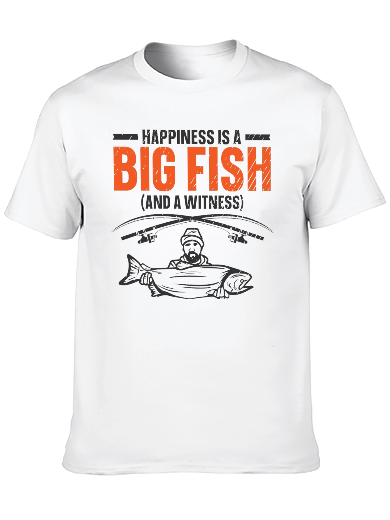 Big Fish T-Shirt - Happiness and a Witness