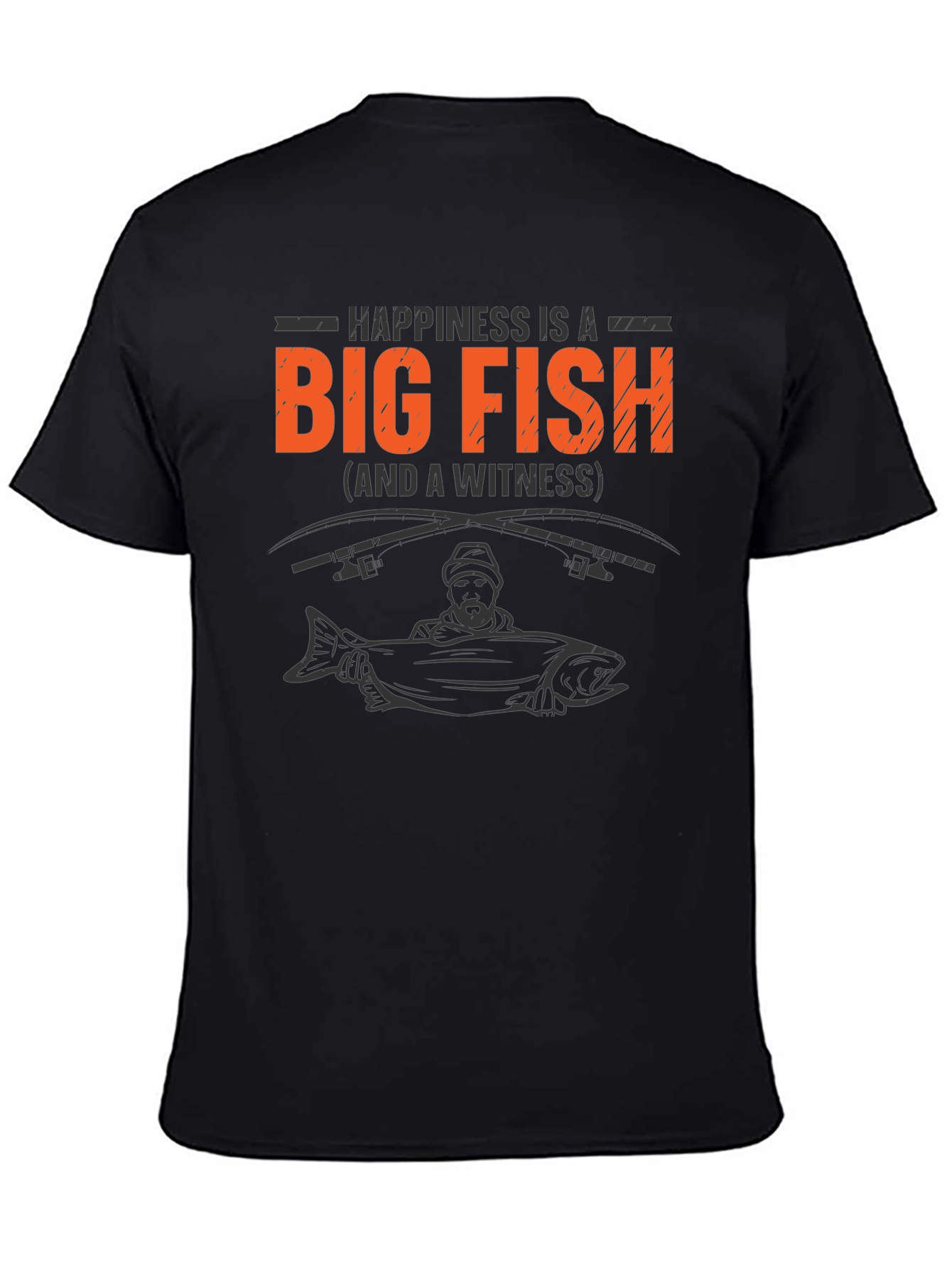 Big Fish T-Shirt - Happiness and a Witness