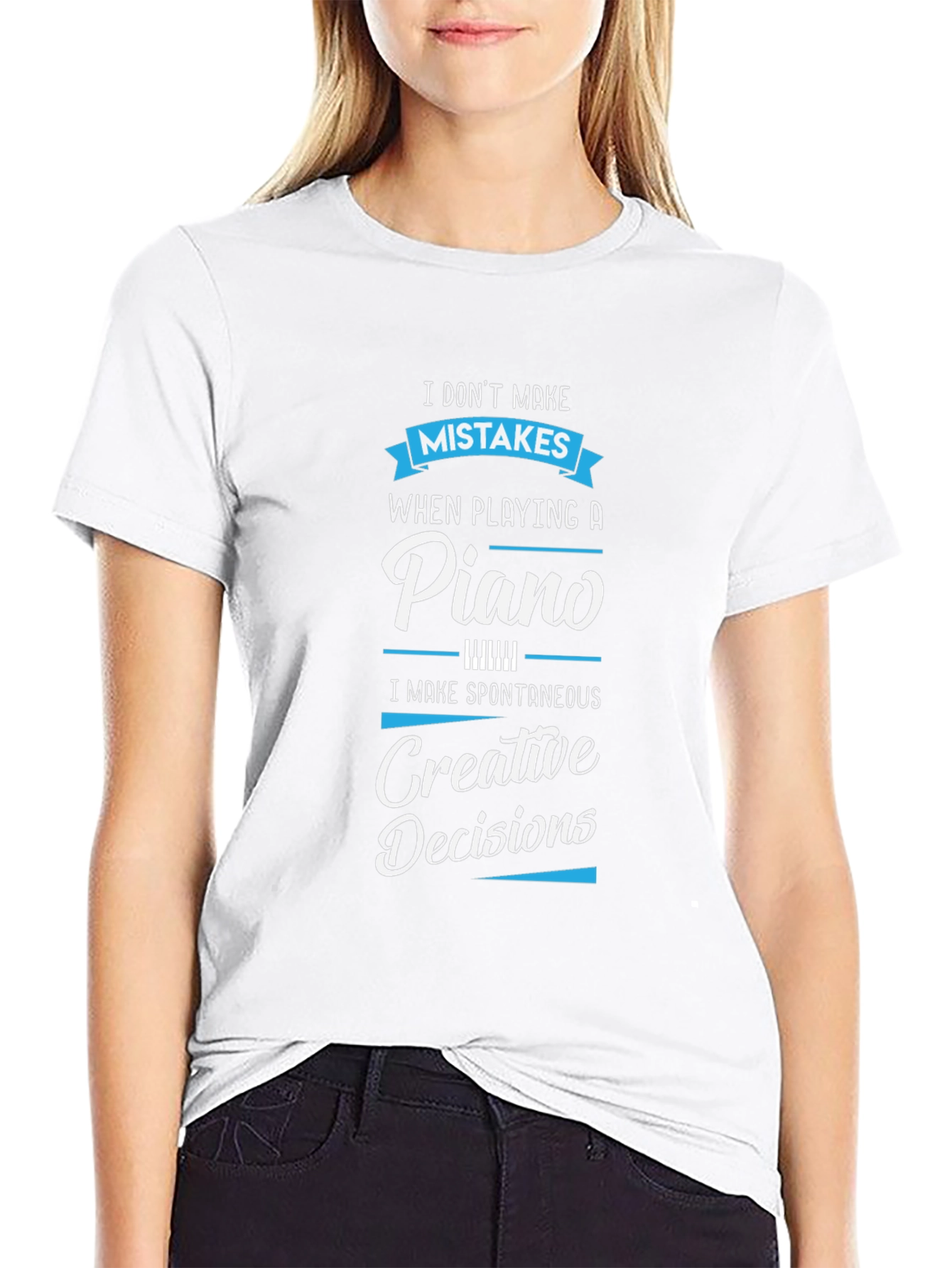 Piano Player T-Shirt - Creative Decisions Tee