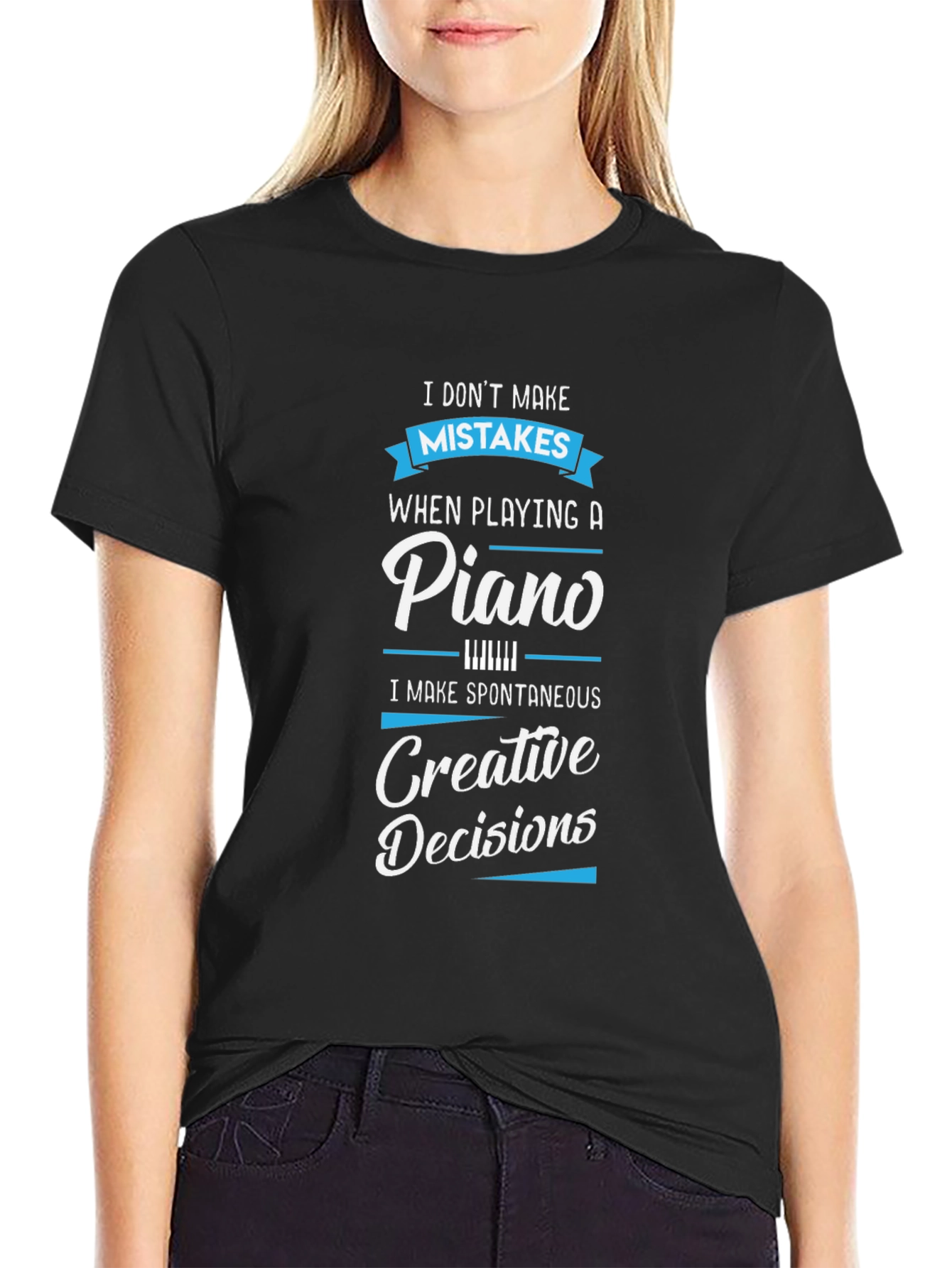 Piano Player T-Shirt - Creative Decisions Tee