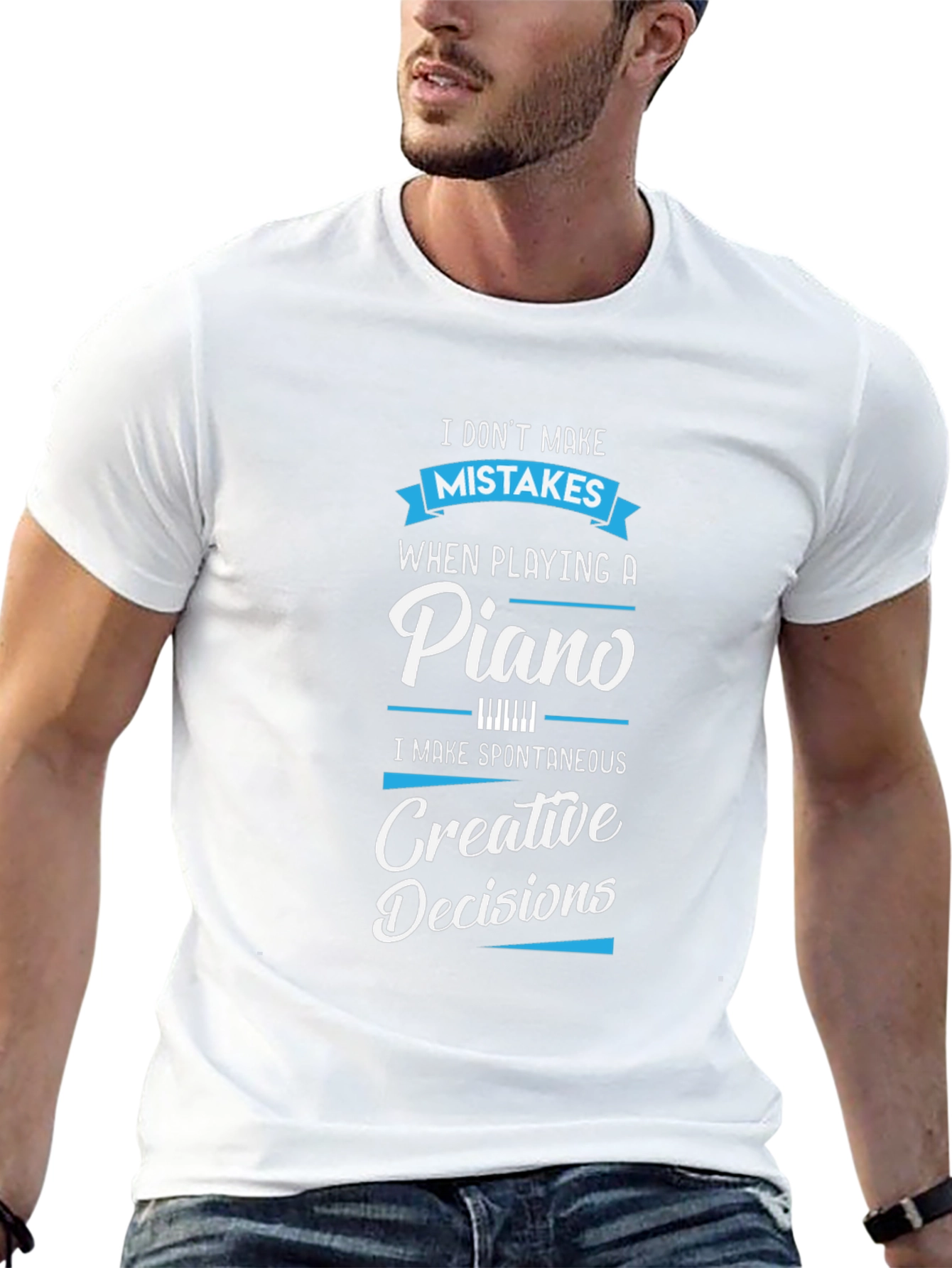 Piano Player T-Shirt - Creative Decisions Tee