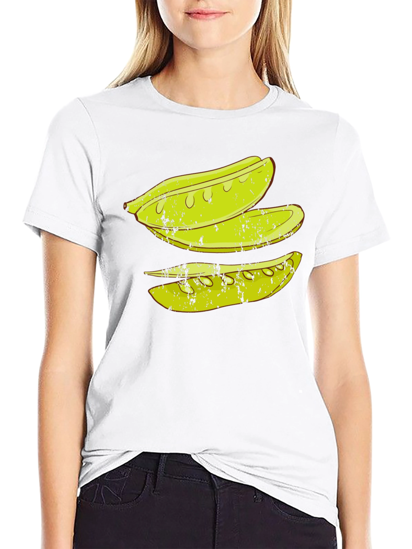 Pickle Slice Graphic Tee - Black Cotton T-Shirt