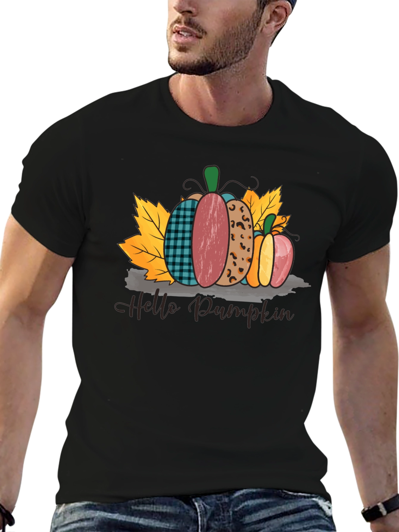 Hello Pumpkin Fall Graphic Tee