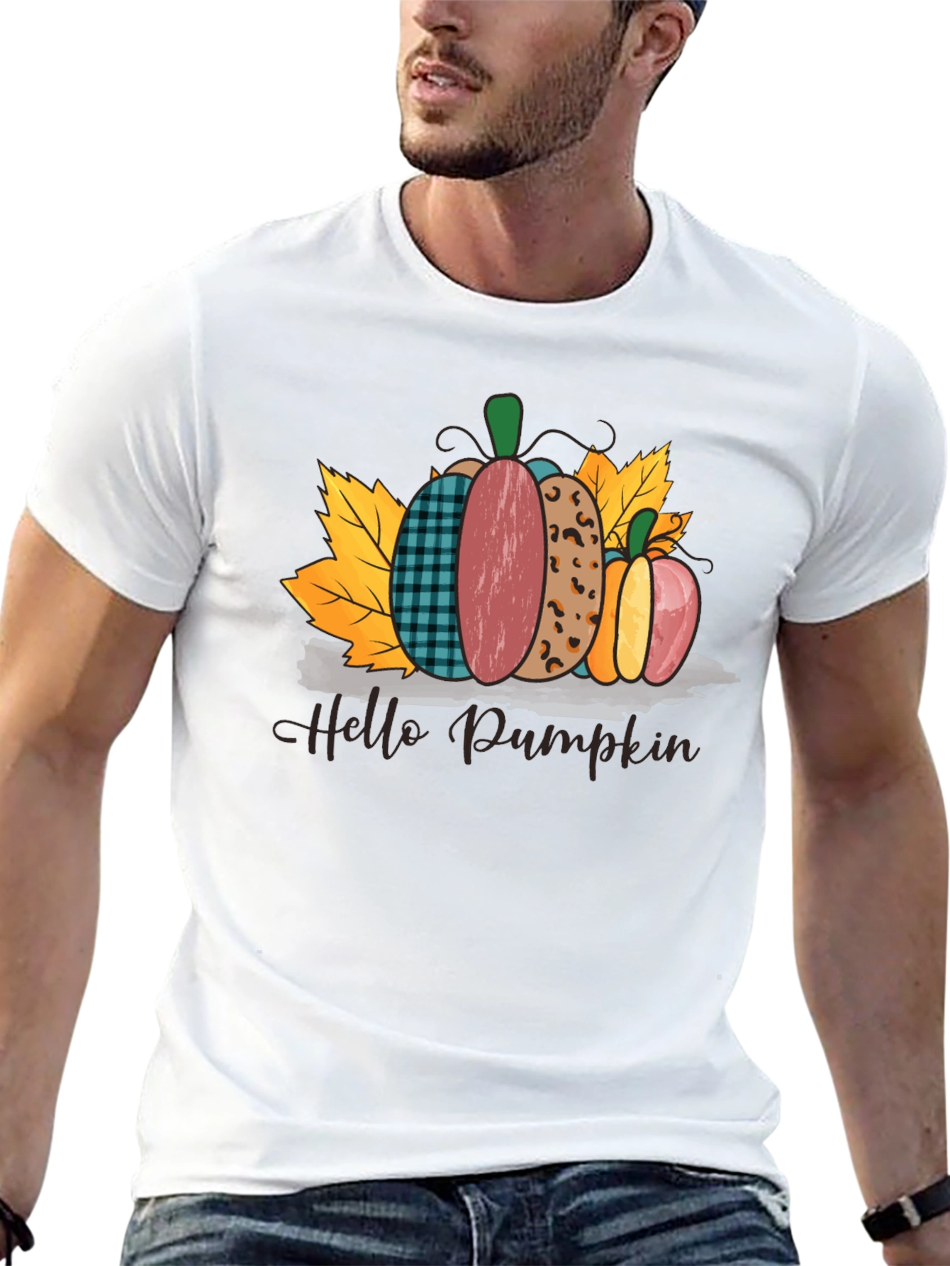 Hello Pumpkin Fall Graphic Tee