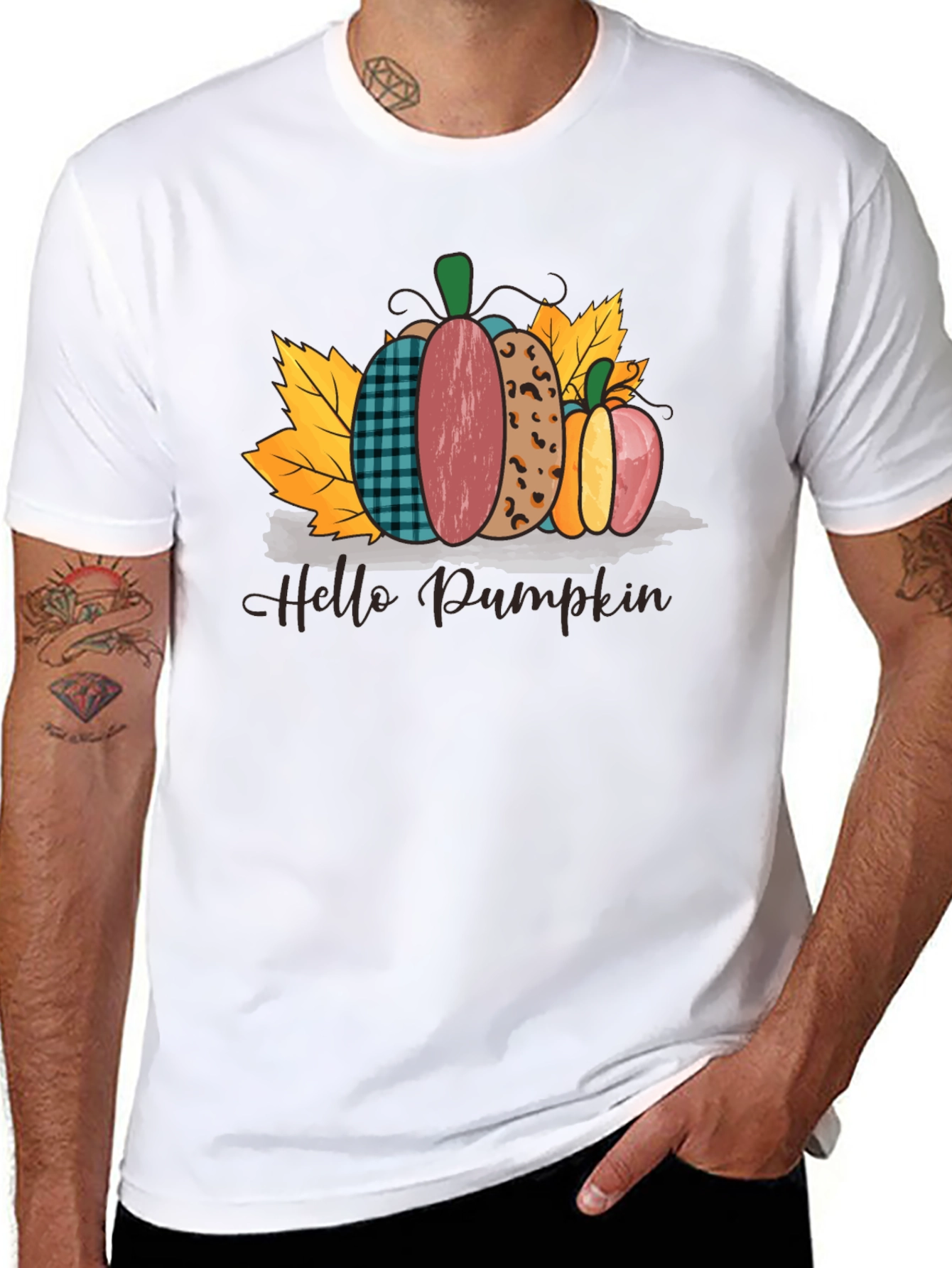 Hello Pumpkin Fall Graphic Tee