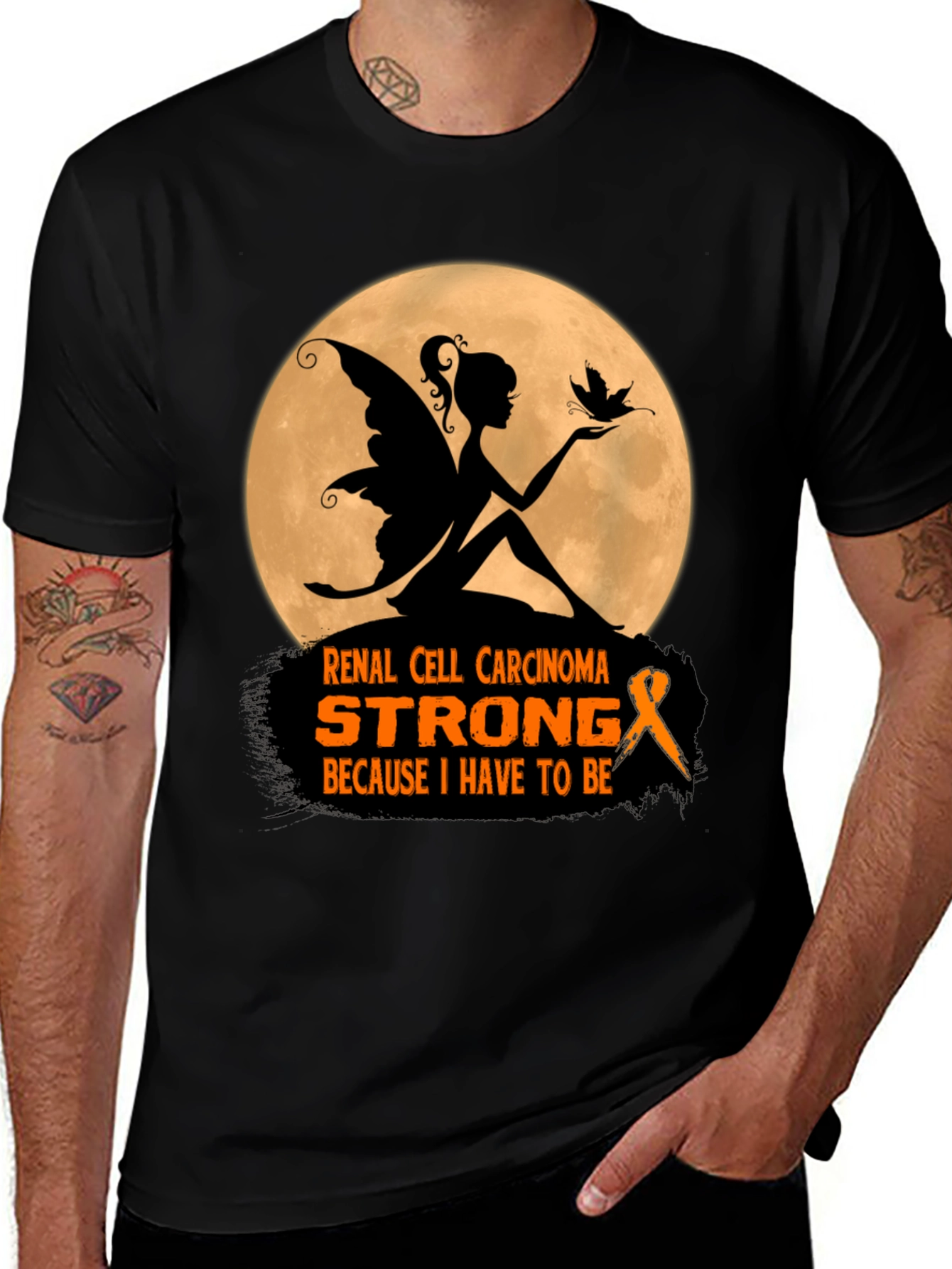 Renal Cell Carcinoma Strong Fairy T-Shirt