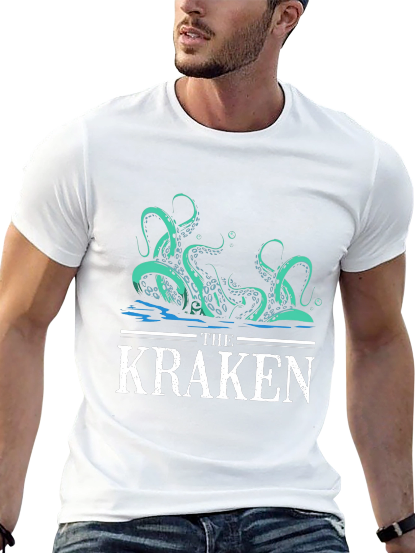 Kraken Graphic Tee - Unleash the Myth