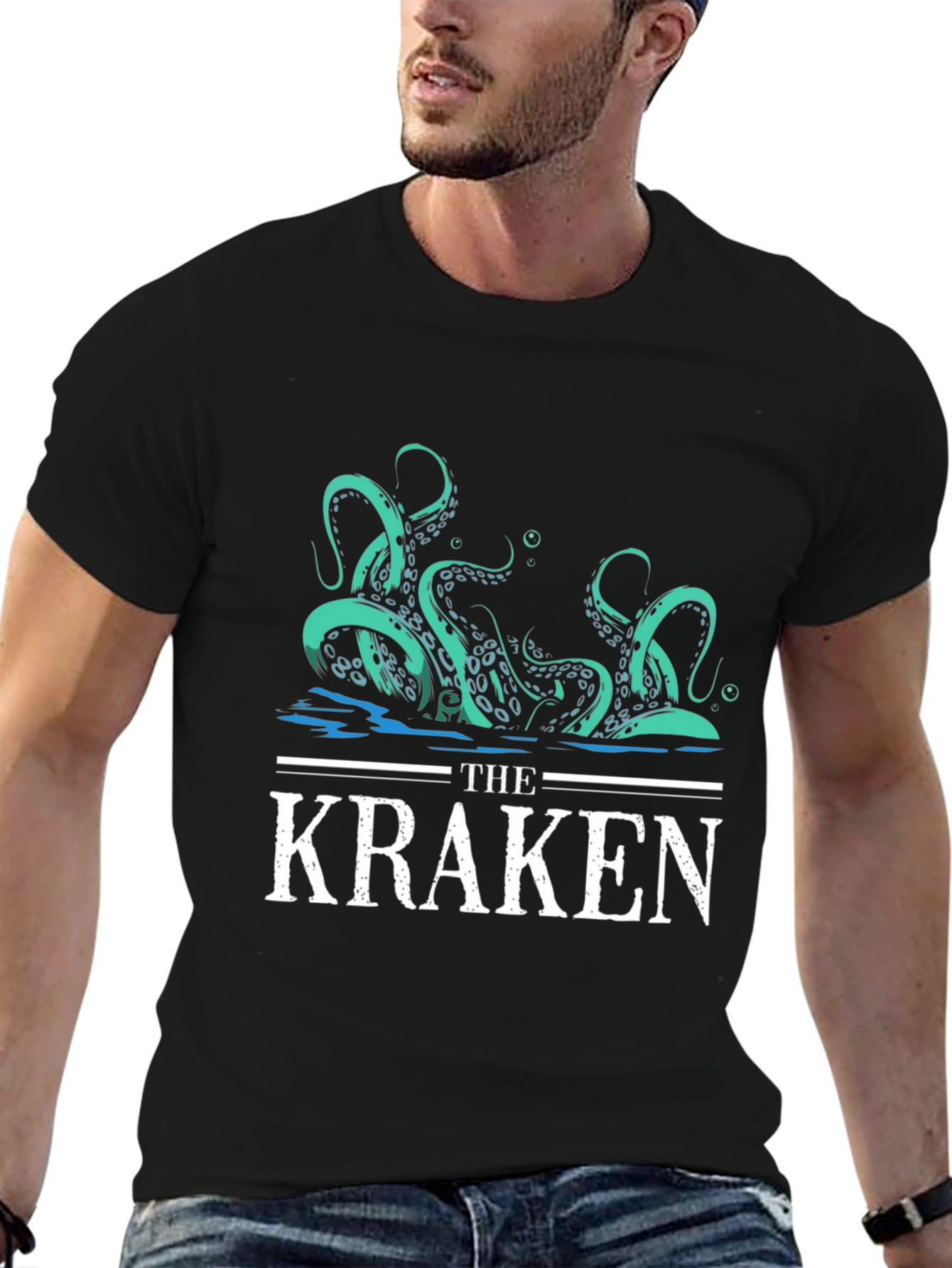 Kraken Graphic Tee - Unleash the Myth