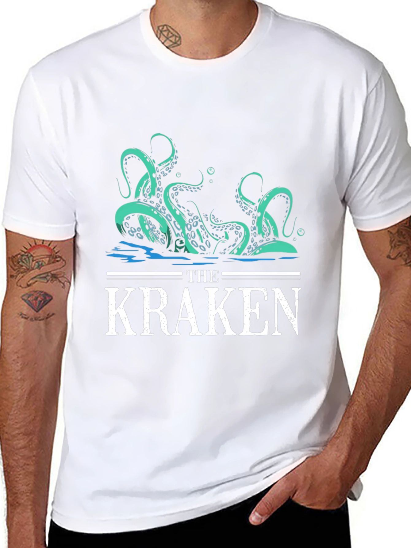 Kraken Graphic Tee - Unleash the Myth