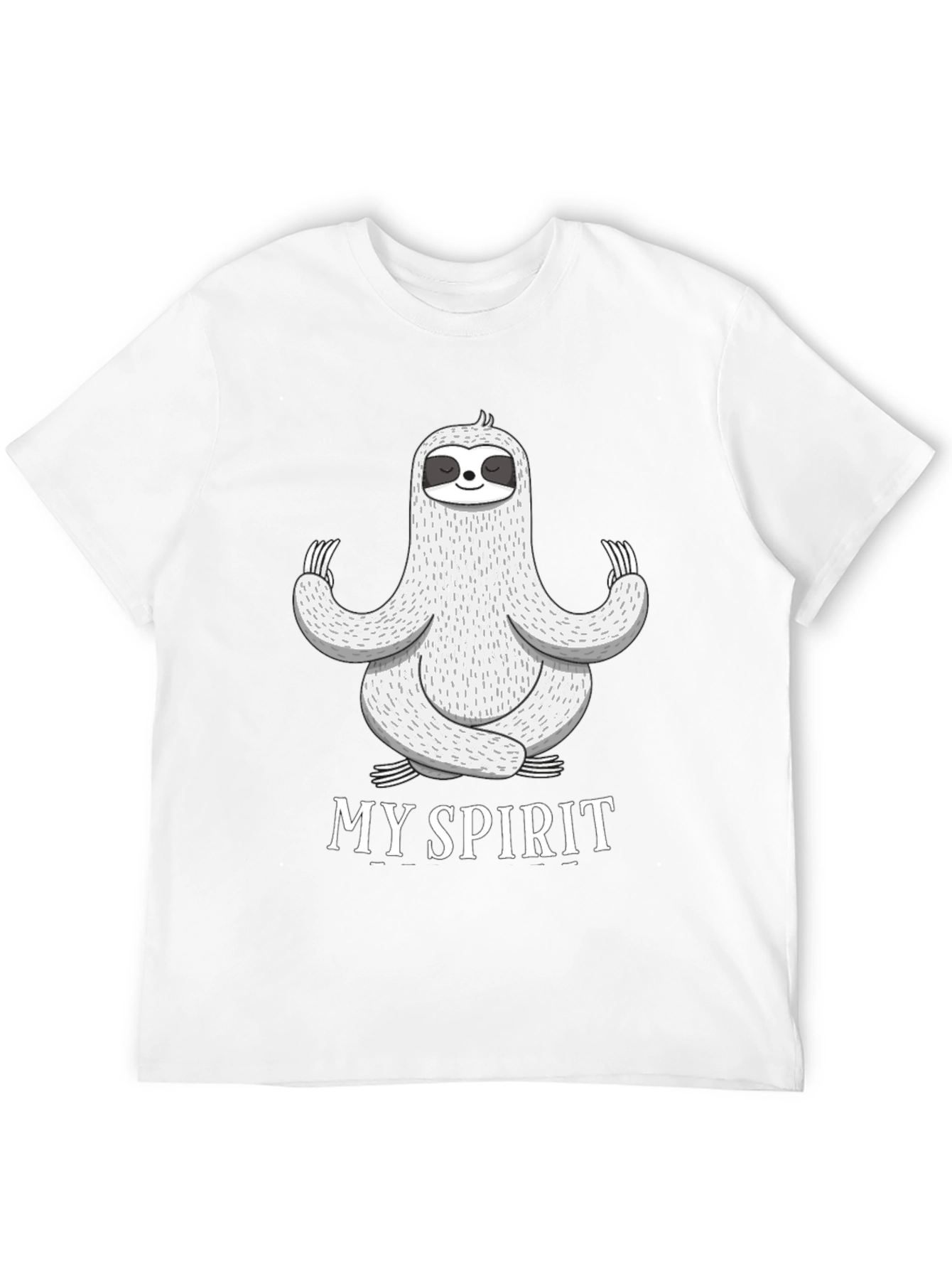 Meditating Sloth T-Shirt - Find Your Spirit