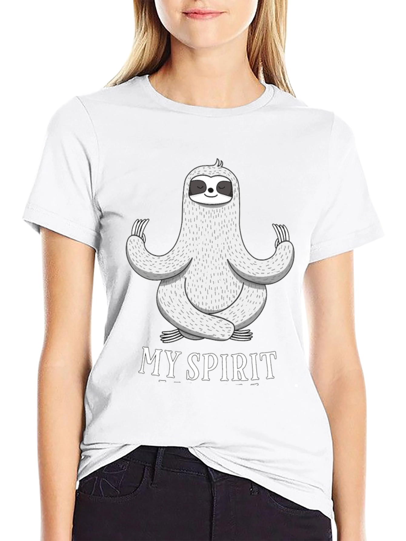 Meditating Sloth T-Shirt - Find Your Spirit