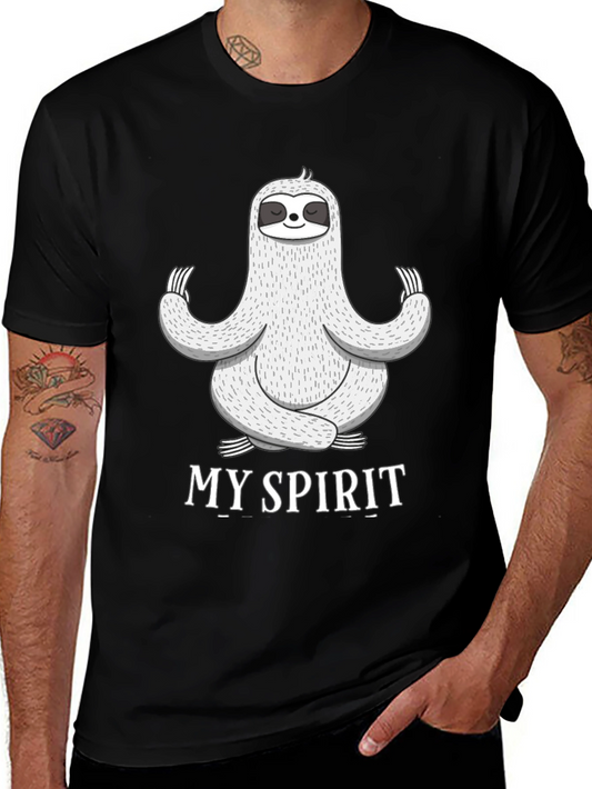 Meditating Sloth T-Shirt - Find Your Spirit