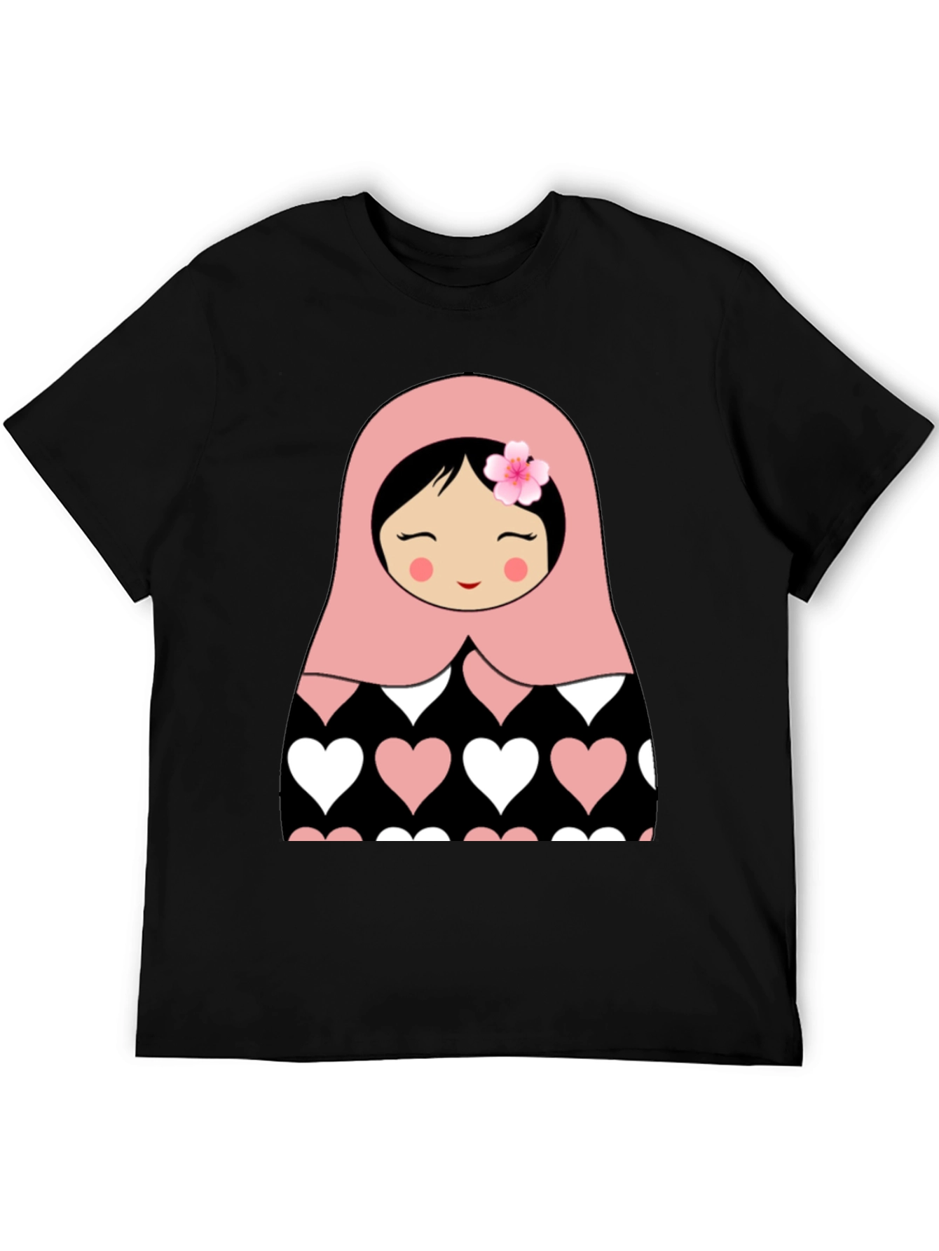 Matryoshka Doll Heart T-Shirt - Cute & Stylish