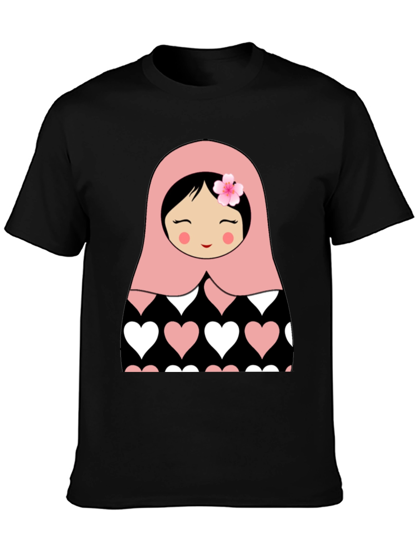 Matryoshka Doll Heart T-Shirt - Cute & Stylish