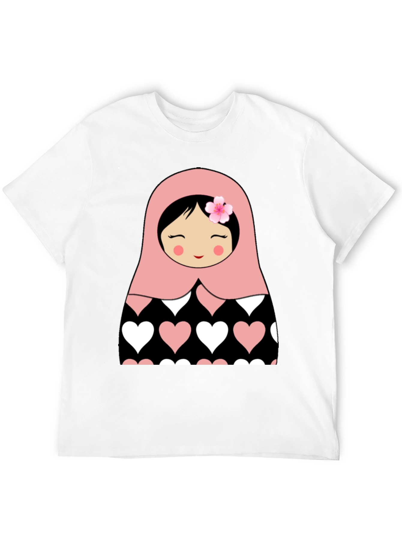 Matryoshka Doll Heart T-Shirt - Cute & Stylish