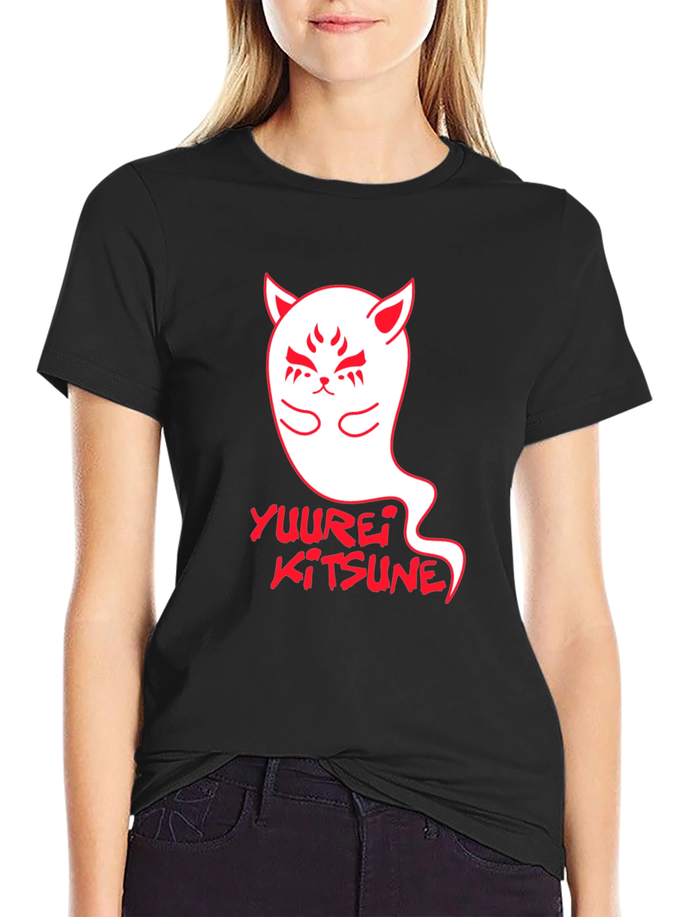 Yuurei Kitsune T-Shirt - Japanese Ghost Fox Tee