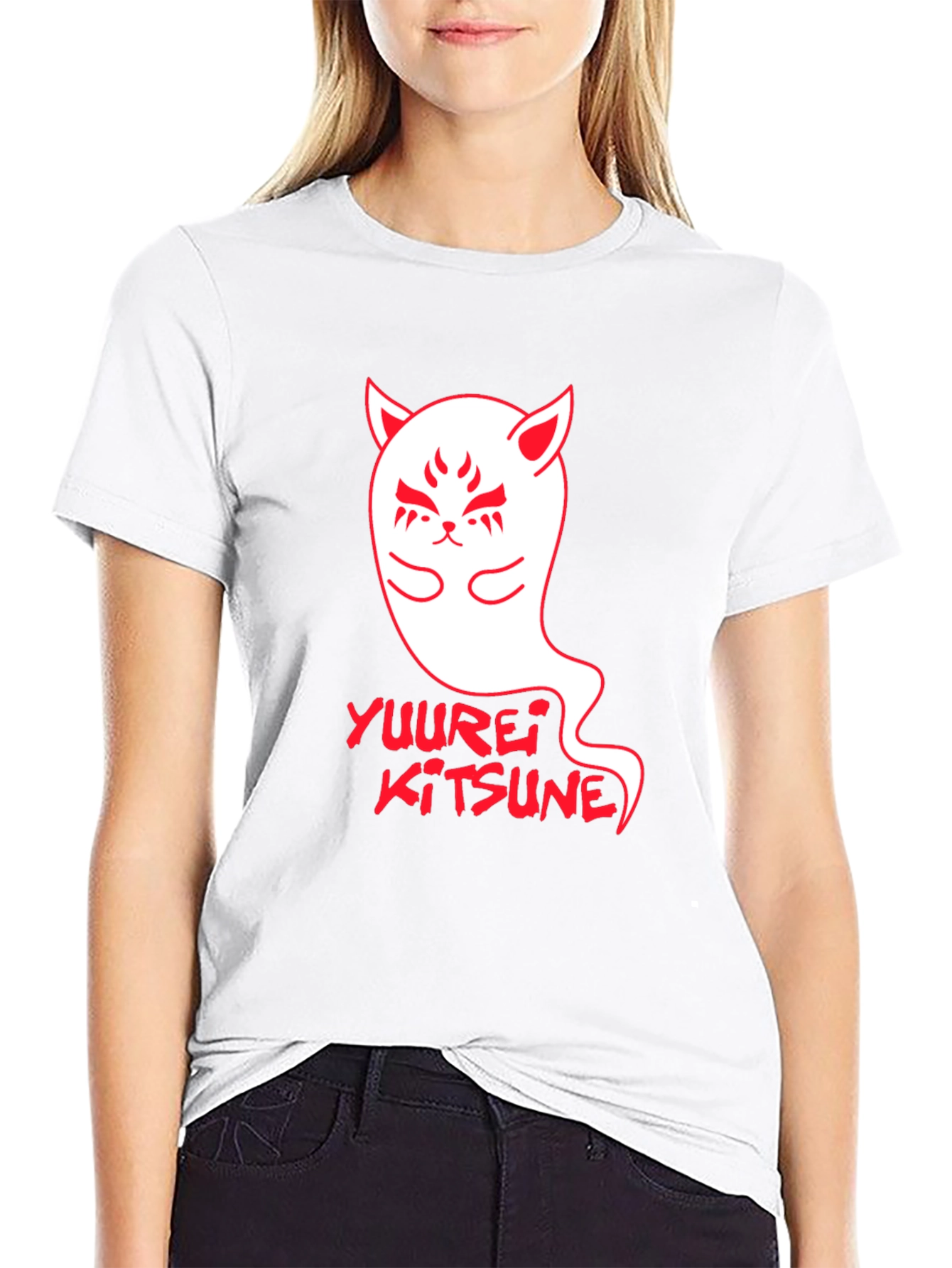 Yuurei Kitsune T-Shirt - Japanese Ghost Fox Tee