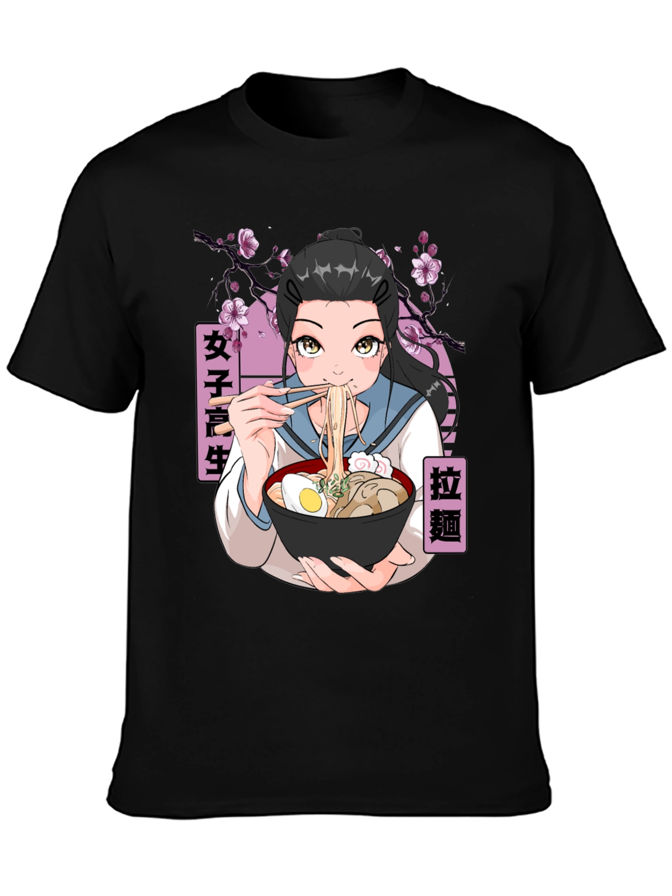 Anime Girl Ramen T-Shirt - Unisex Graphic Tee