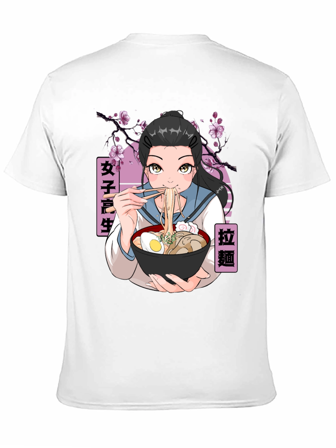 Anime Girl Ramen T-Shirt - Unisex Graphic Tee