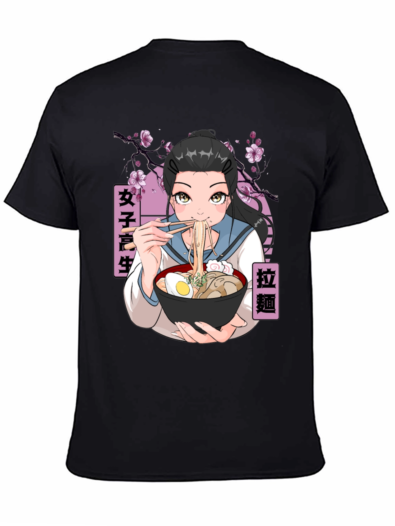 Anime Girl Ramen T-Shirt - Unisex Graphic Tee