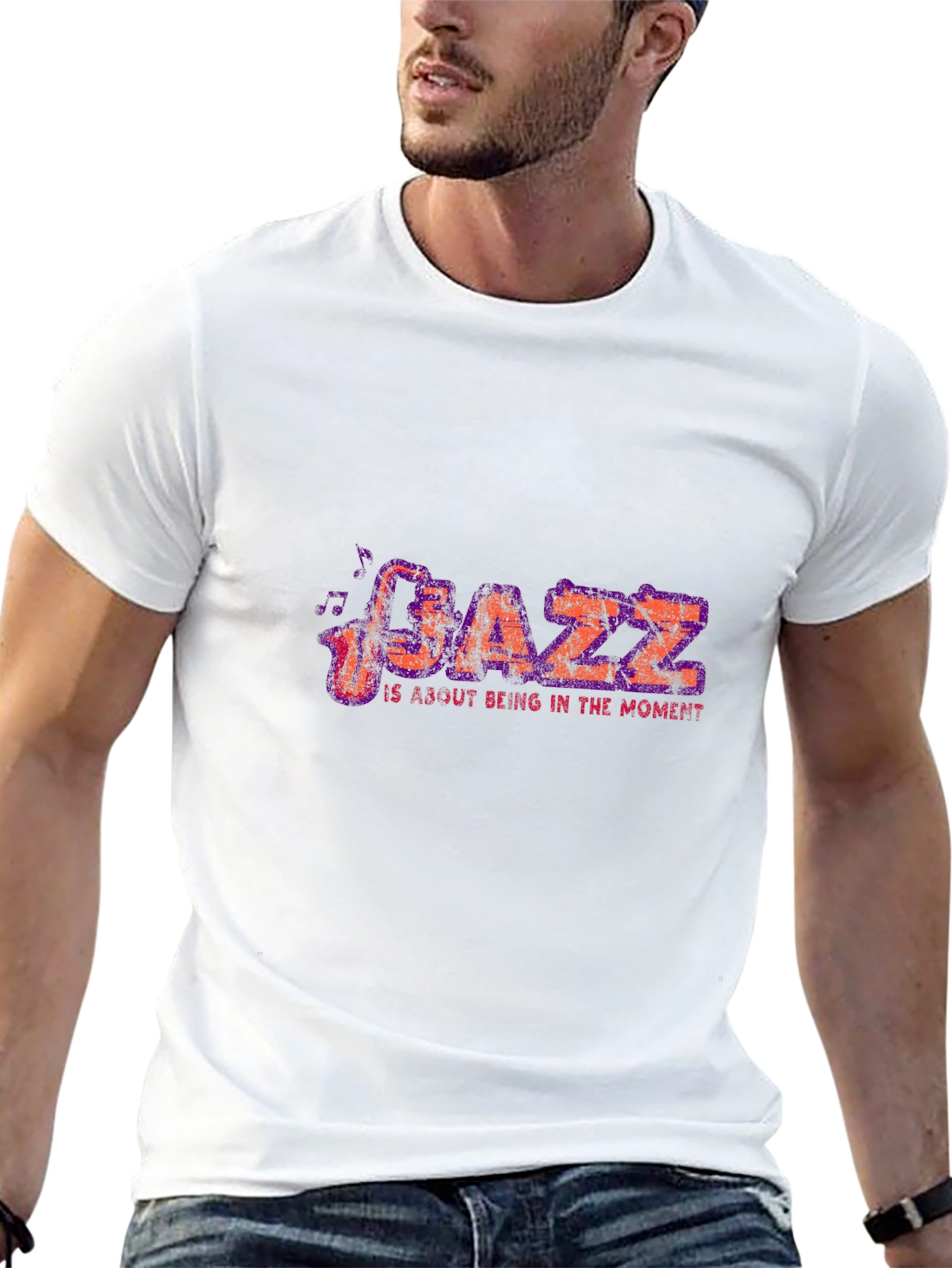 Jazz Music T-Shirt -  Being in the Moment Design