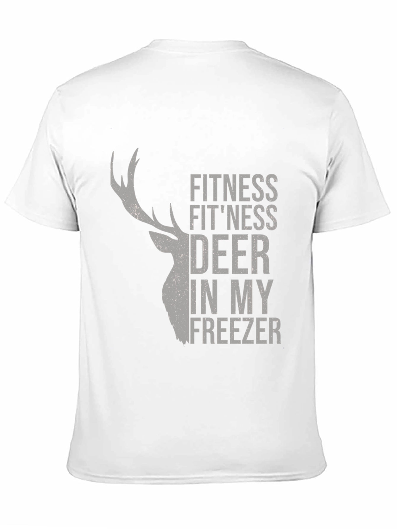 Fitness Deer Mens Graphic T-Shirt - Novelty Tee