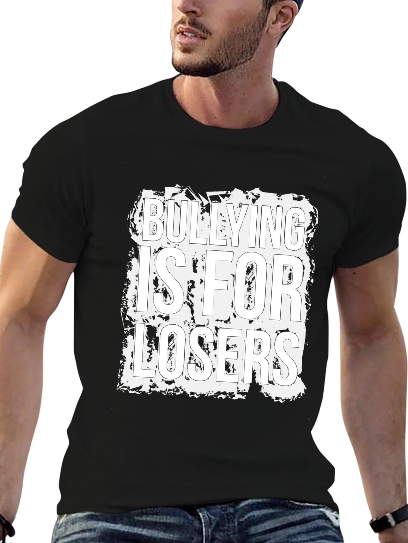 Anti-Bullying Graphic Tee - Bullying is for Losers