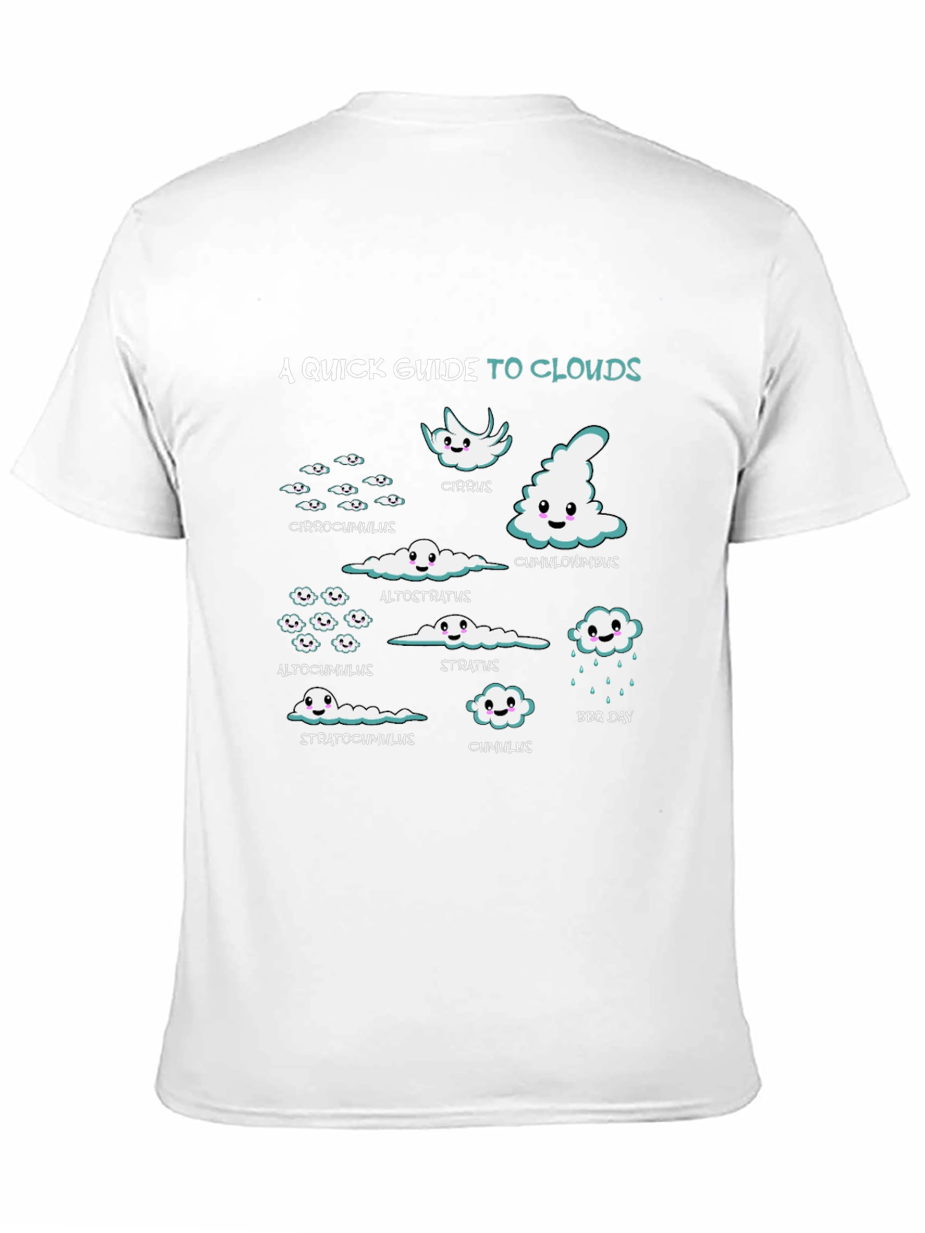 Clouds Graphic T-Shirt - Weather Enthusiast Tee