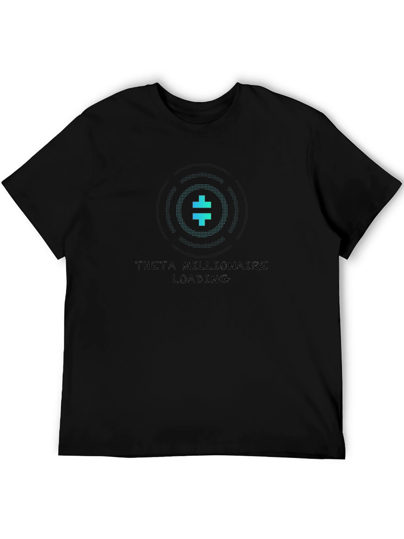 Theta Millionaire Loading Black T-Shirt
