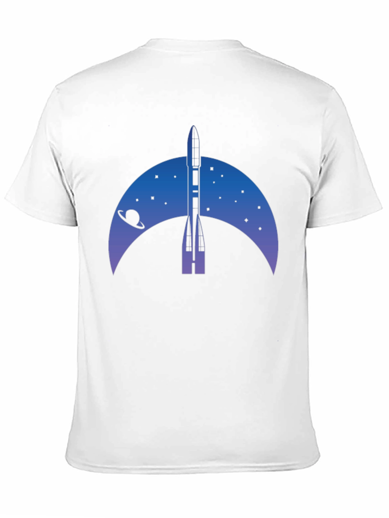 Rocket Launch Graphic Tee - Space Exploration Shirt