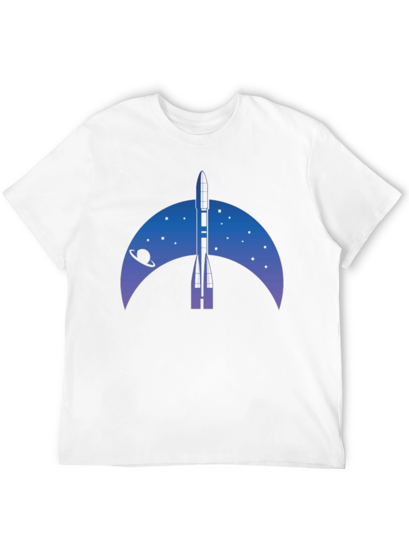 Rocket Launch Graphic Tee - Space Exploration Shirt