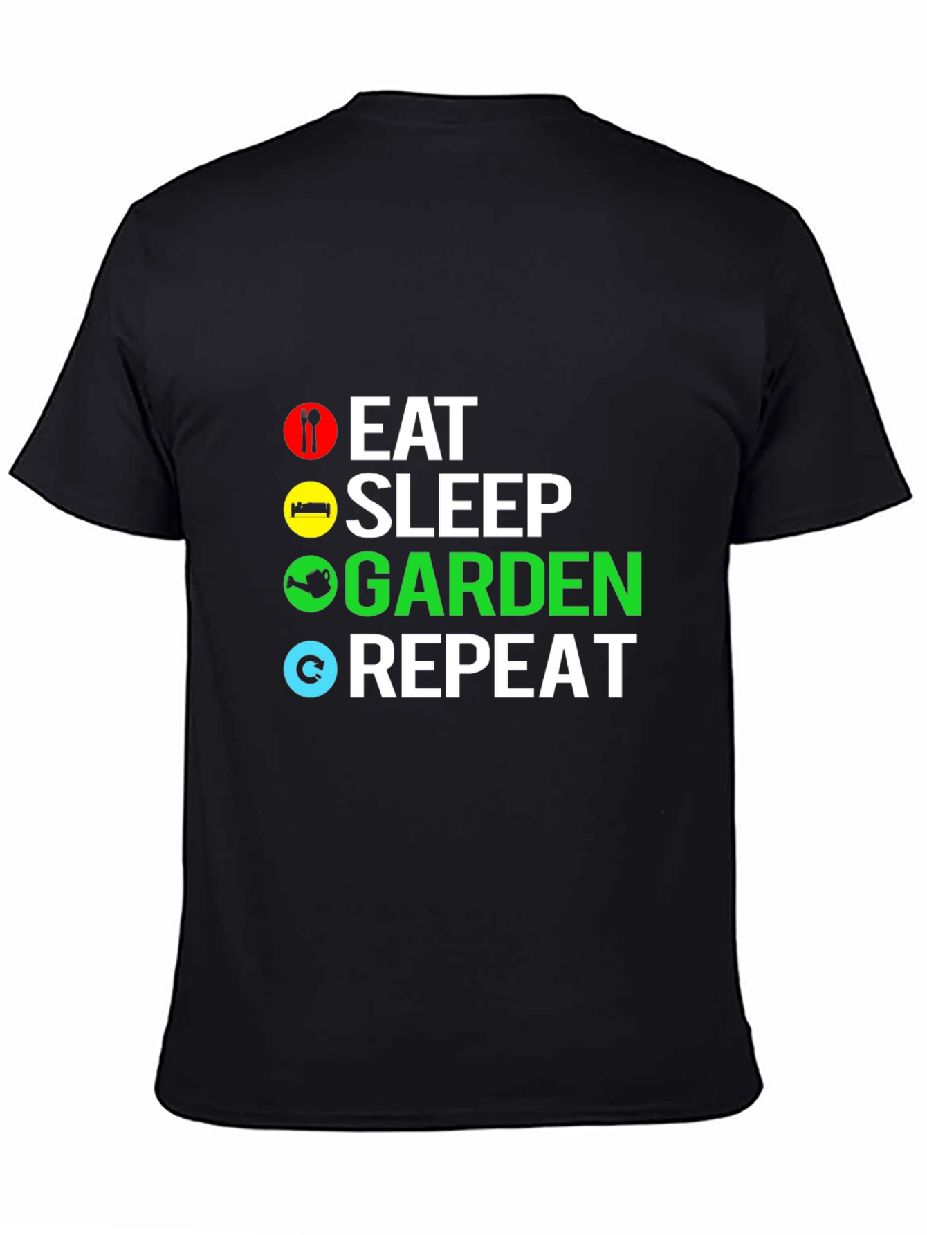 Eat Sleep Garden Repeat Graphic T-Shirt
