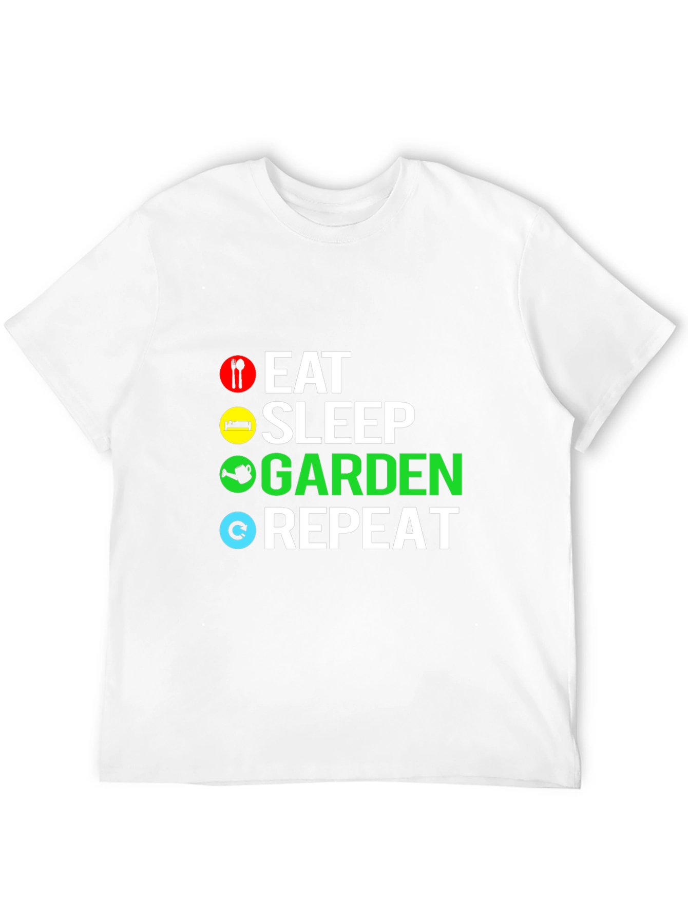 Eat Sleep Garden Repeat Graphic T-Shirt