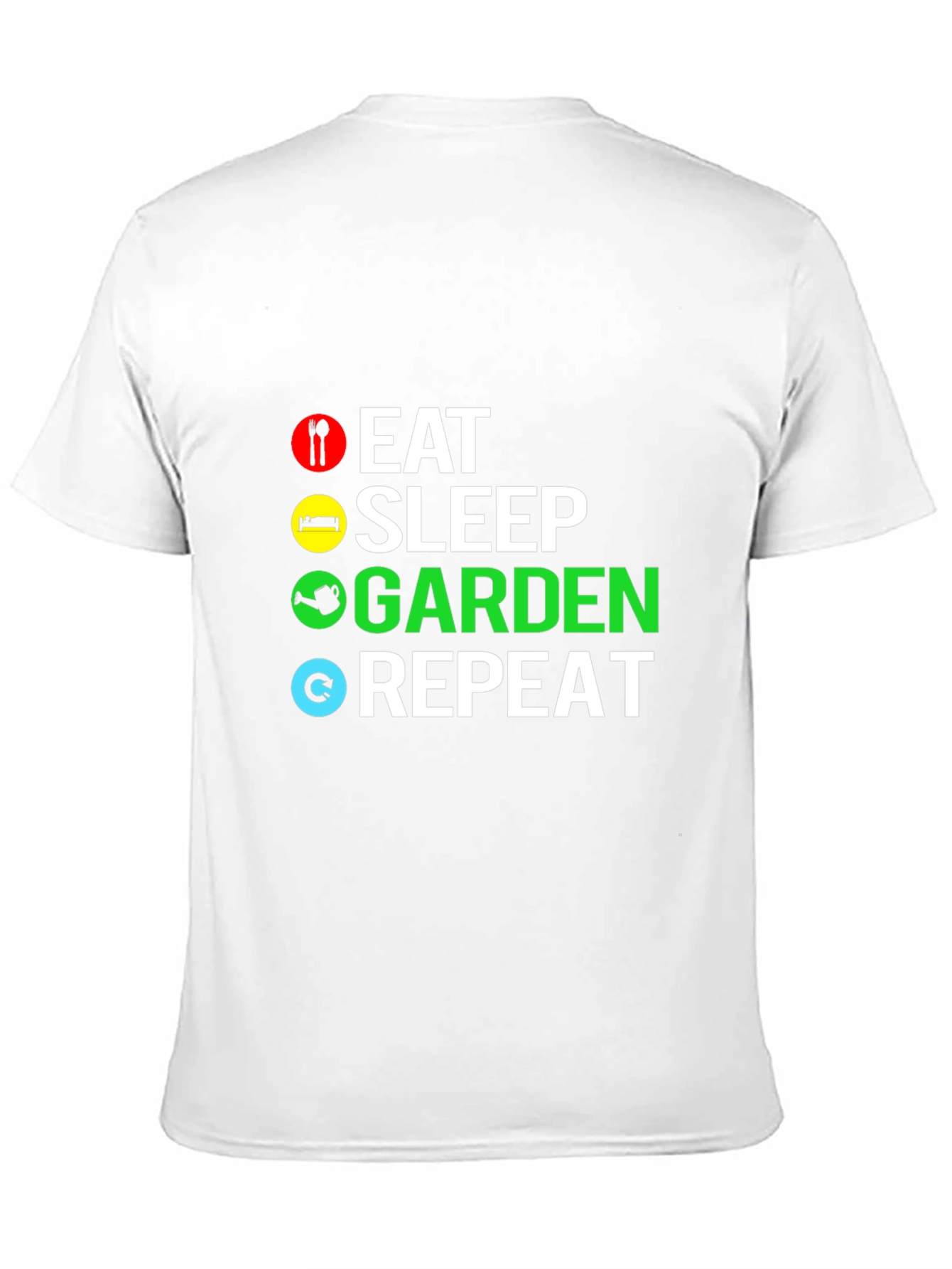 Eat Sleep Garden Repeat Graphic T-Shirt
