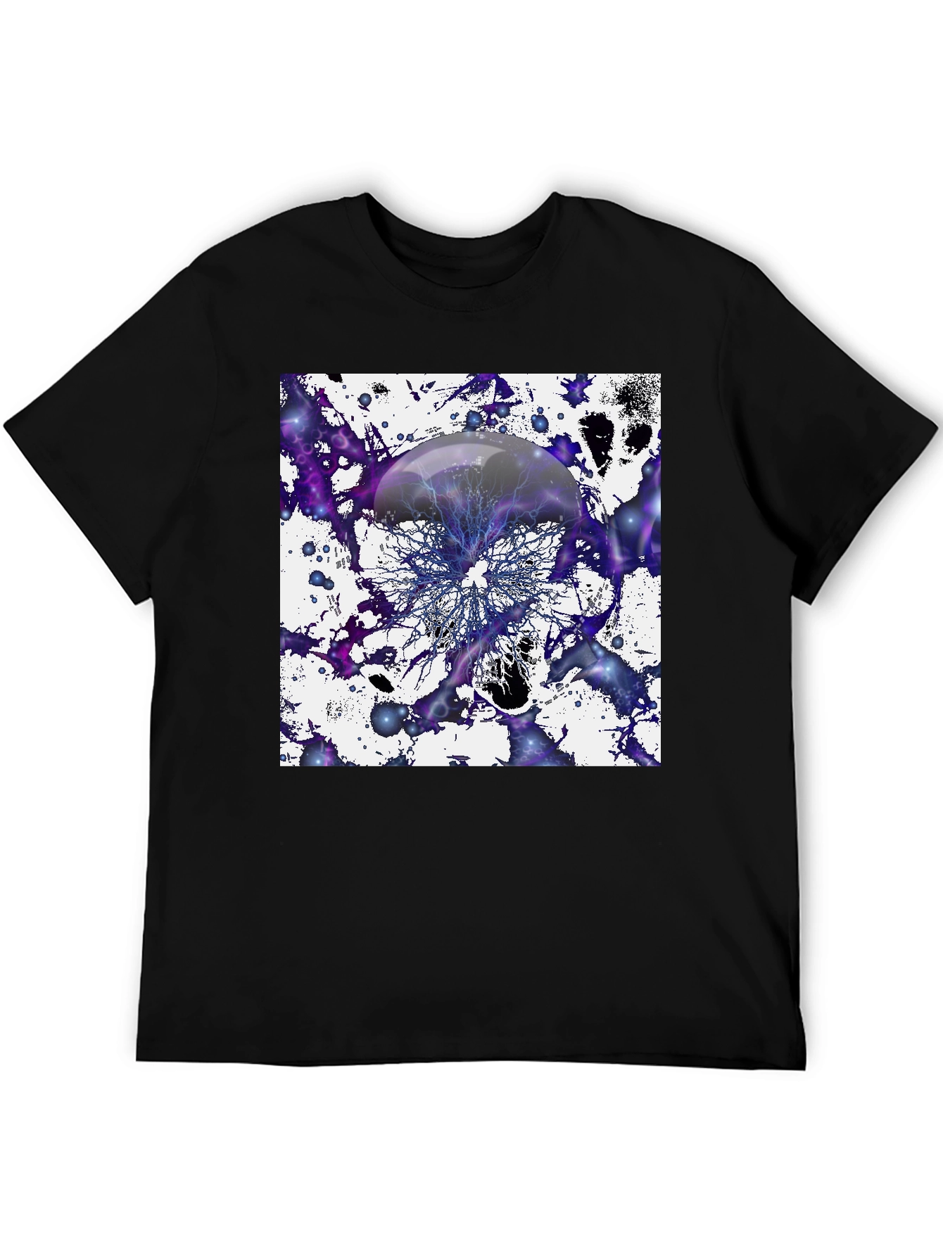 Abstract Jellyfish Design T-Shirt