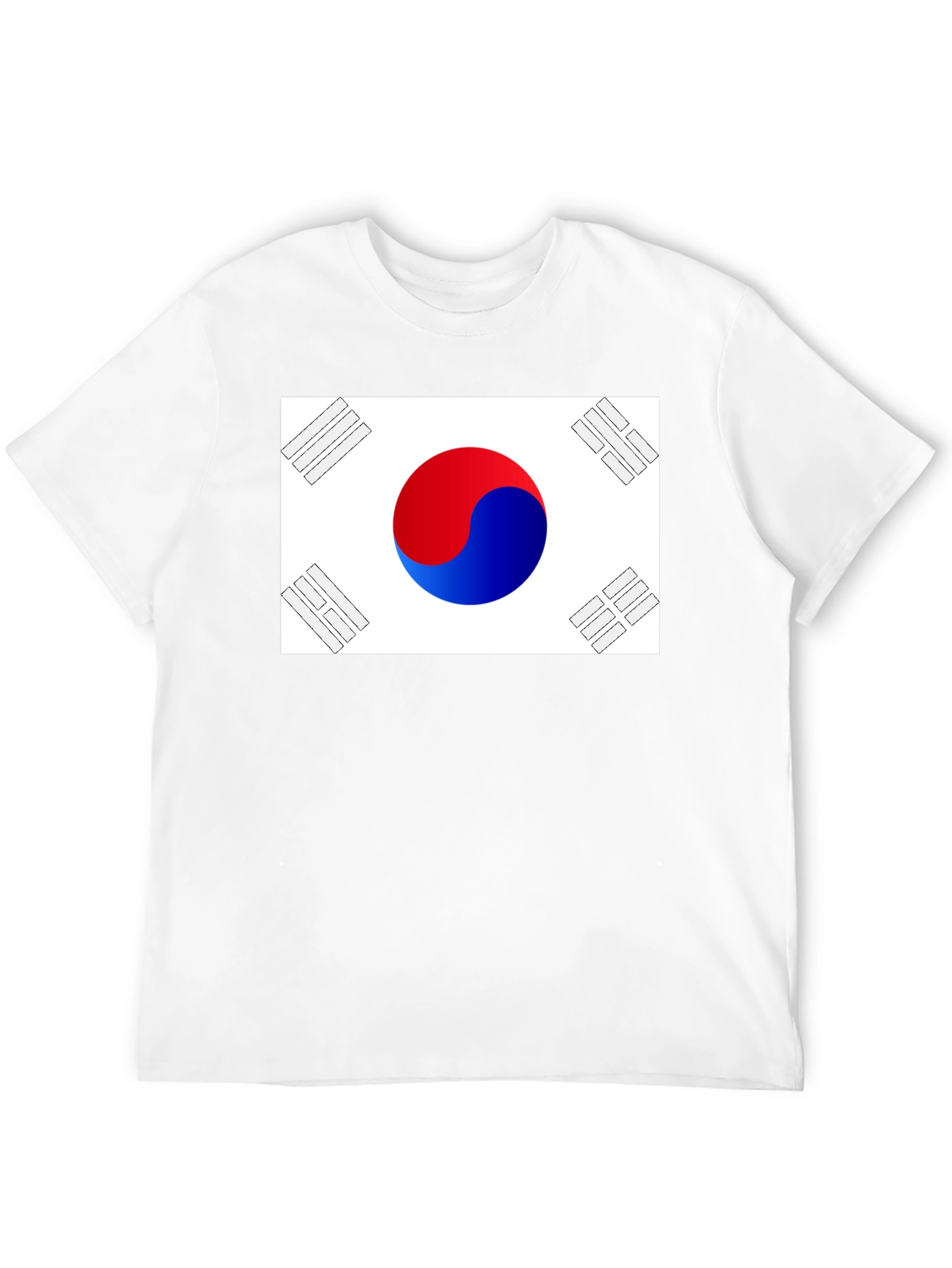 South Korea Flag Graphic T-Shirt