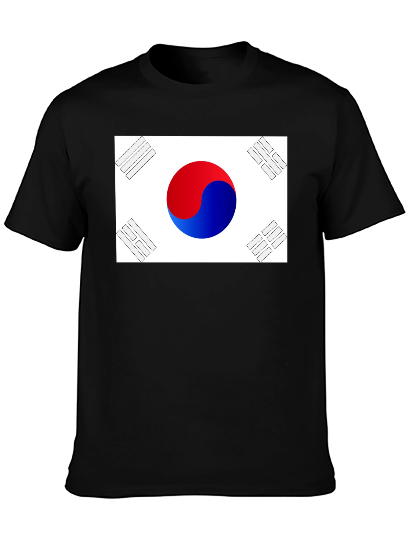 South Korea Flag Graphic T-Shirt