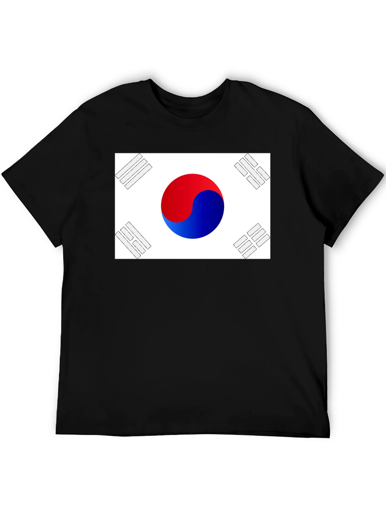 South Korea Flag Graphic T-Shirt