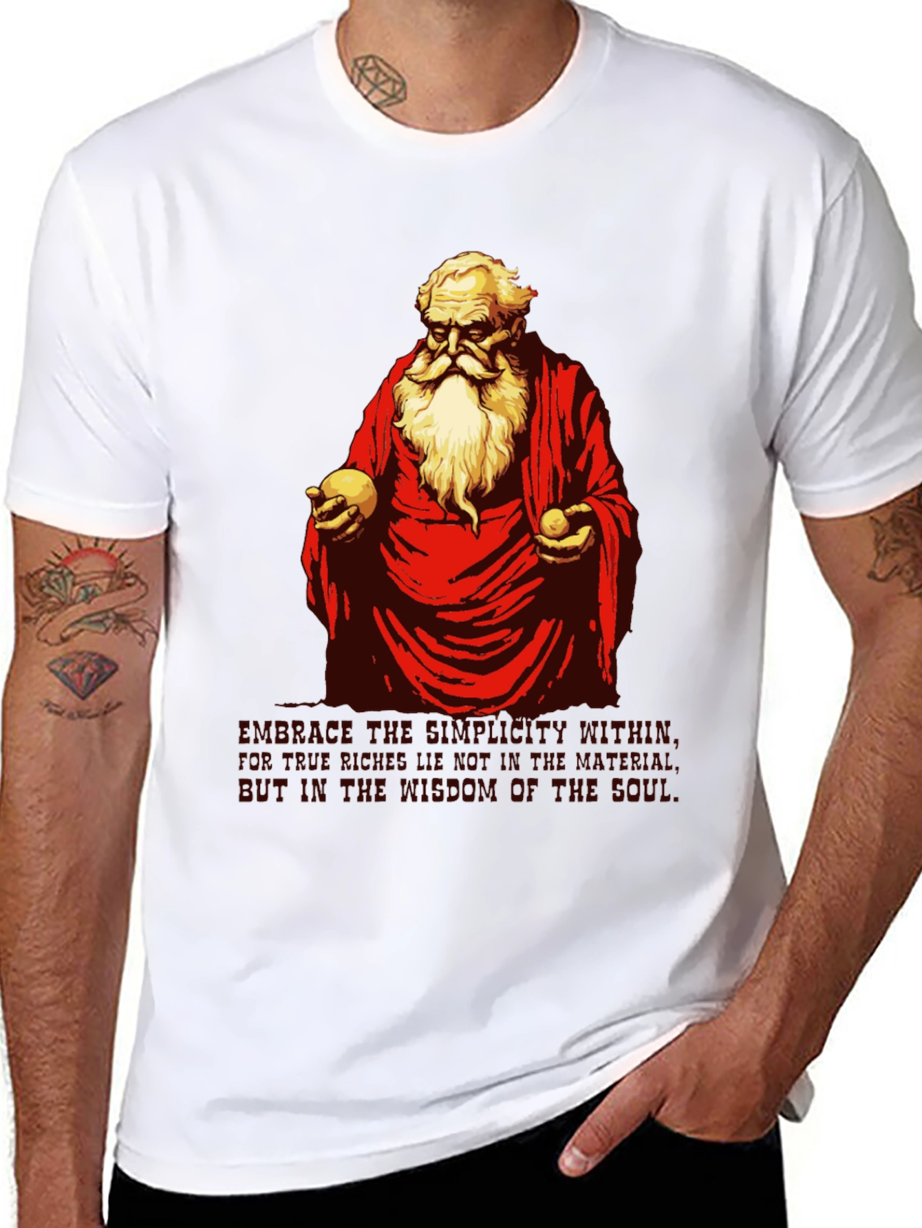 Philosopher T-Shirt - Seek the Wisdom Within