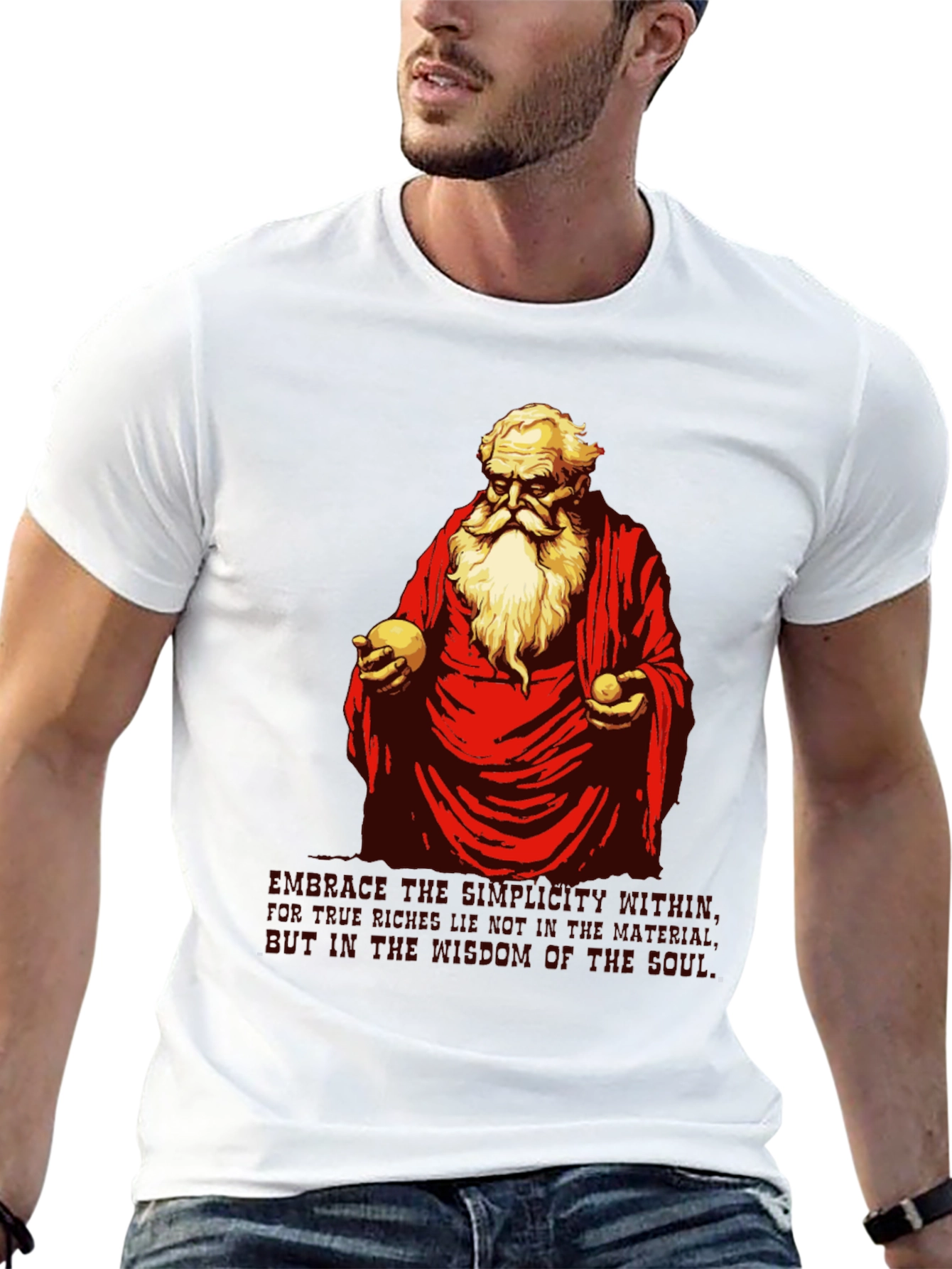 Philosopher T-Shirt - Seek the Wisdom Within