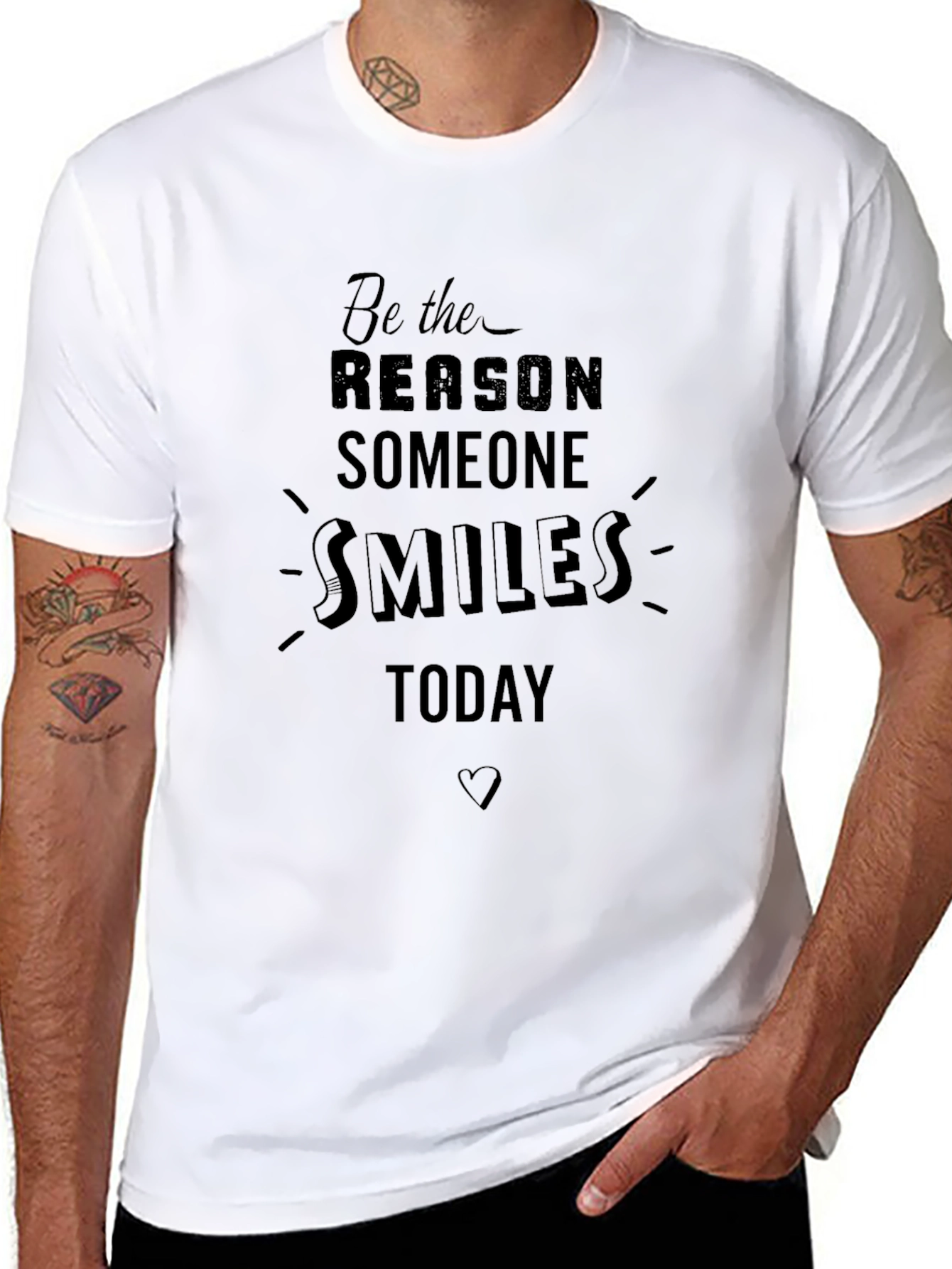 Inspirational Be the Reason Black T-Shirt